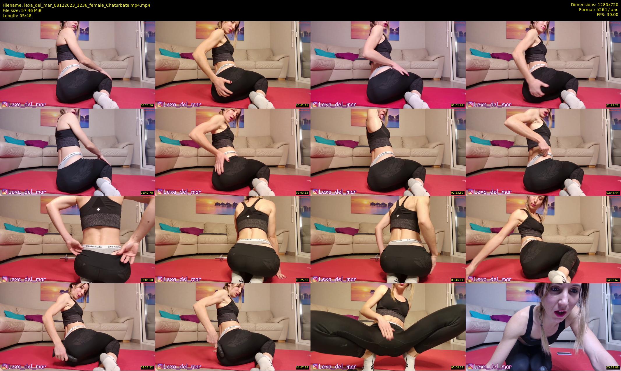 lexa_del_mar — 6 minute Chaturbate female cam show recording, 720p, Dec 8, 2023