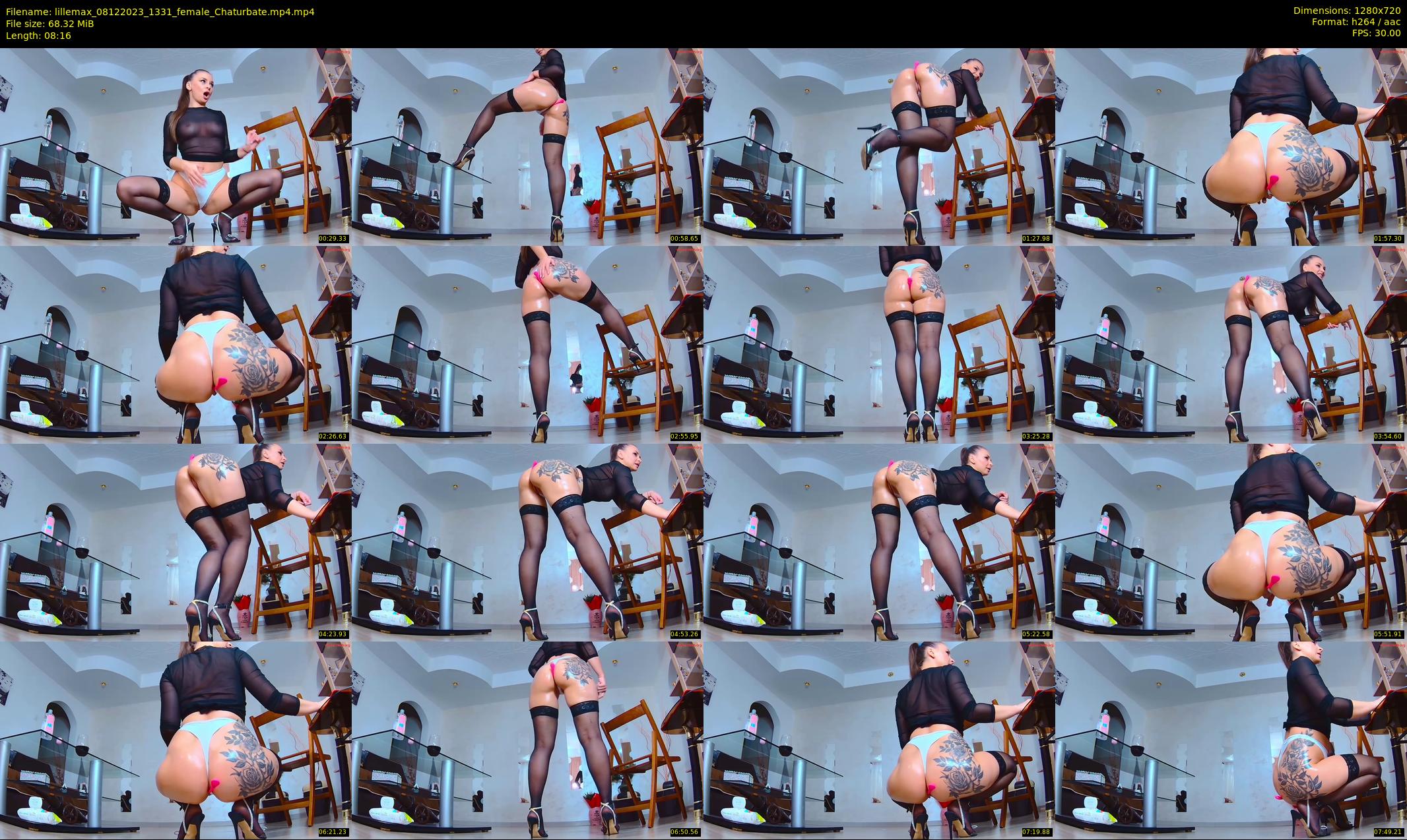 lillemax — 9 minute Chaturbate female cam show recording, 720p, Dec 8, 2023