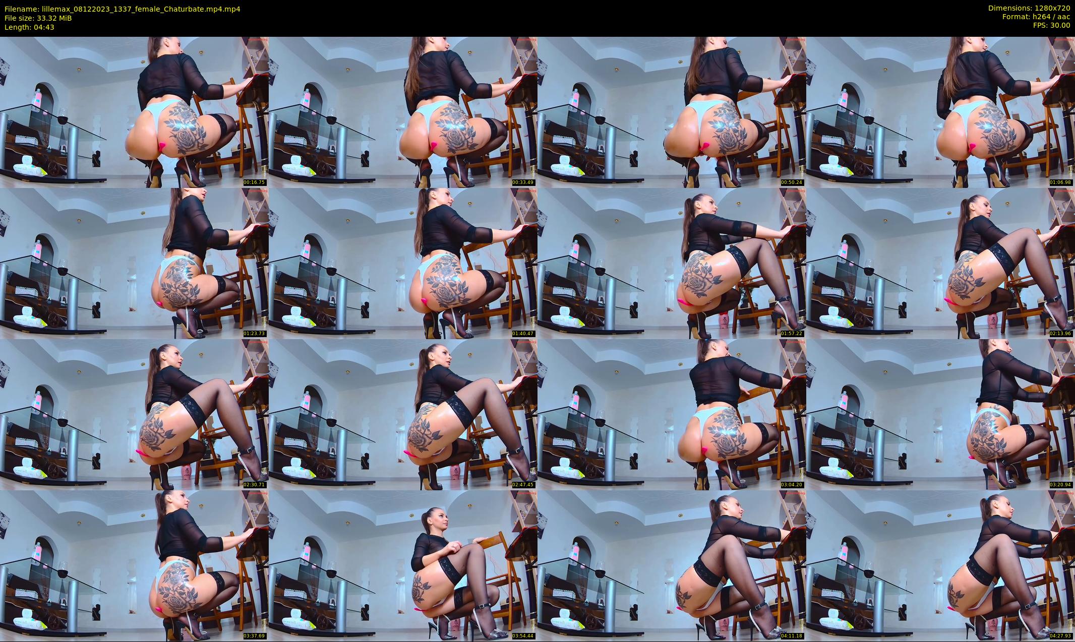 lillemax — 5 minute Chaturbate female cam show recording, 720p, Dec 8, 2023
