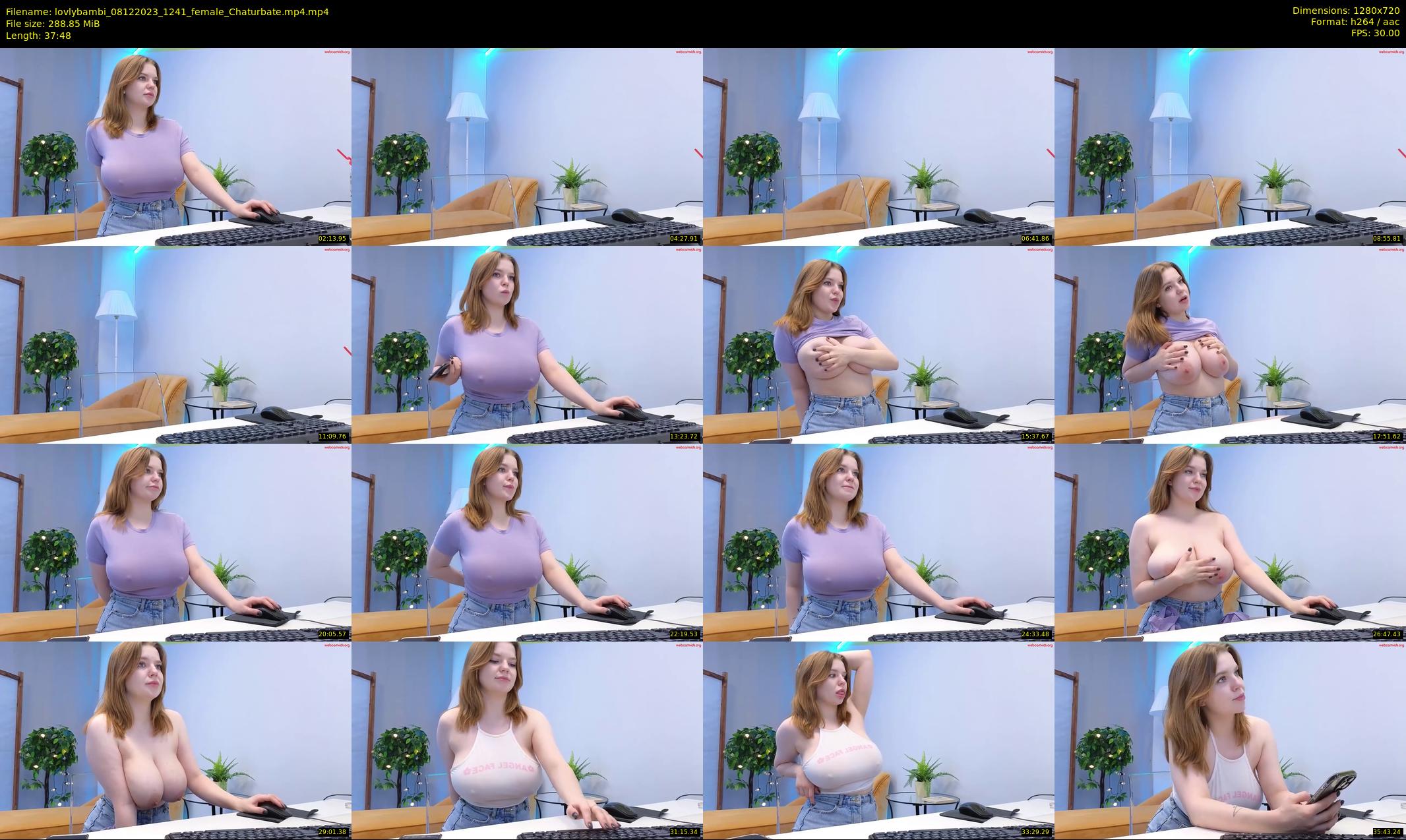 lovlybambi — 38 minute Chaturbate female cam show recording, 720p, Dec 8, 2023