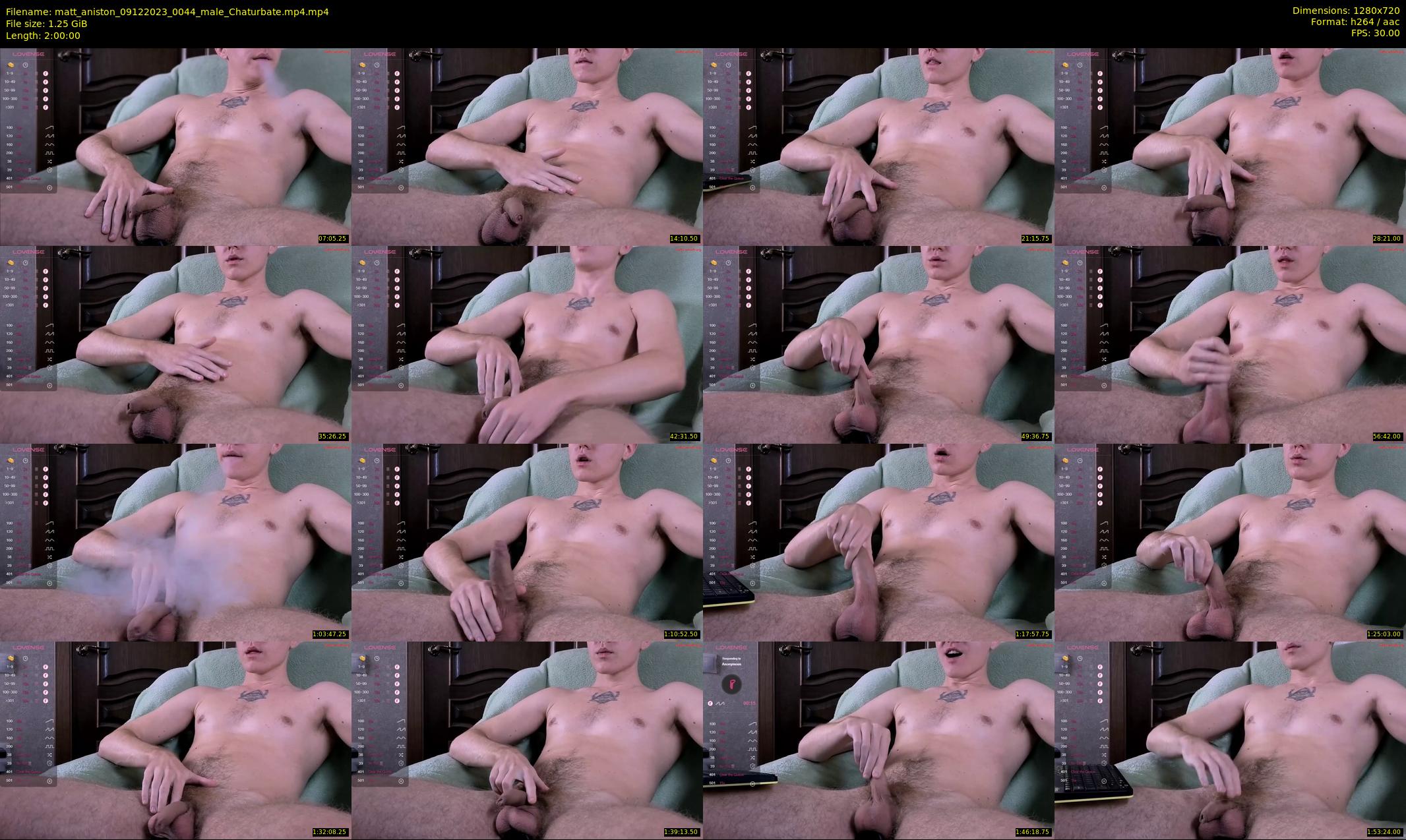 matt_aniston — 120 minute Chaturbate male cam show recording, 720p, Dec 9, 2023