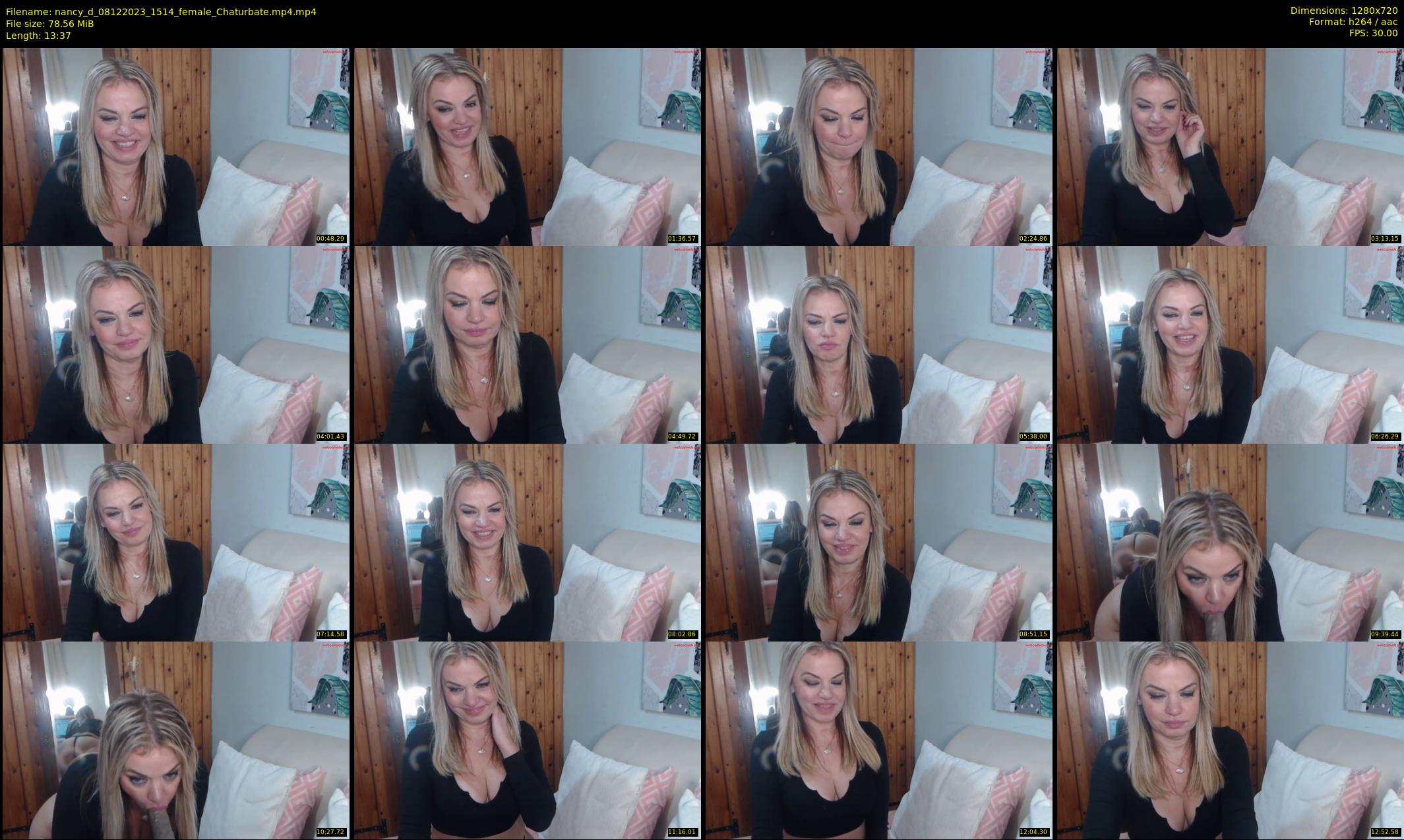 nancy_d — 14 minute Chaturbate female cam show recording, 720p, Dec 8, 2023