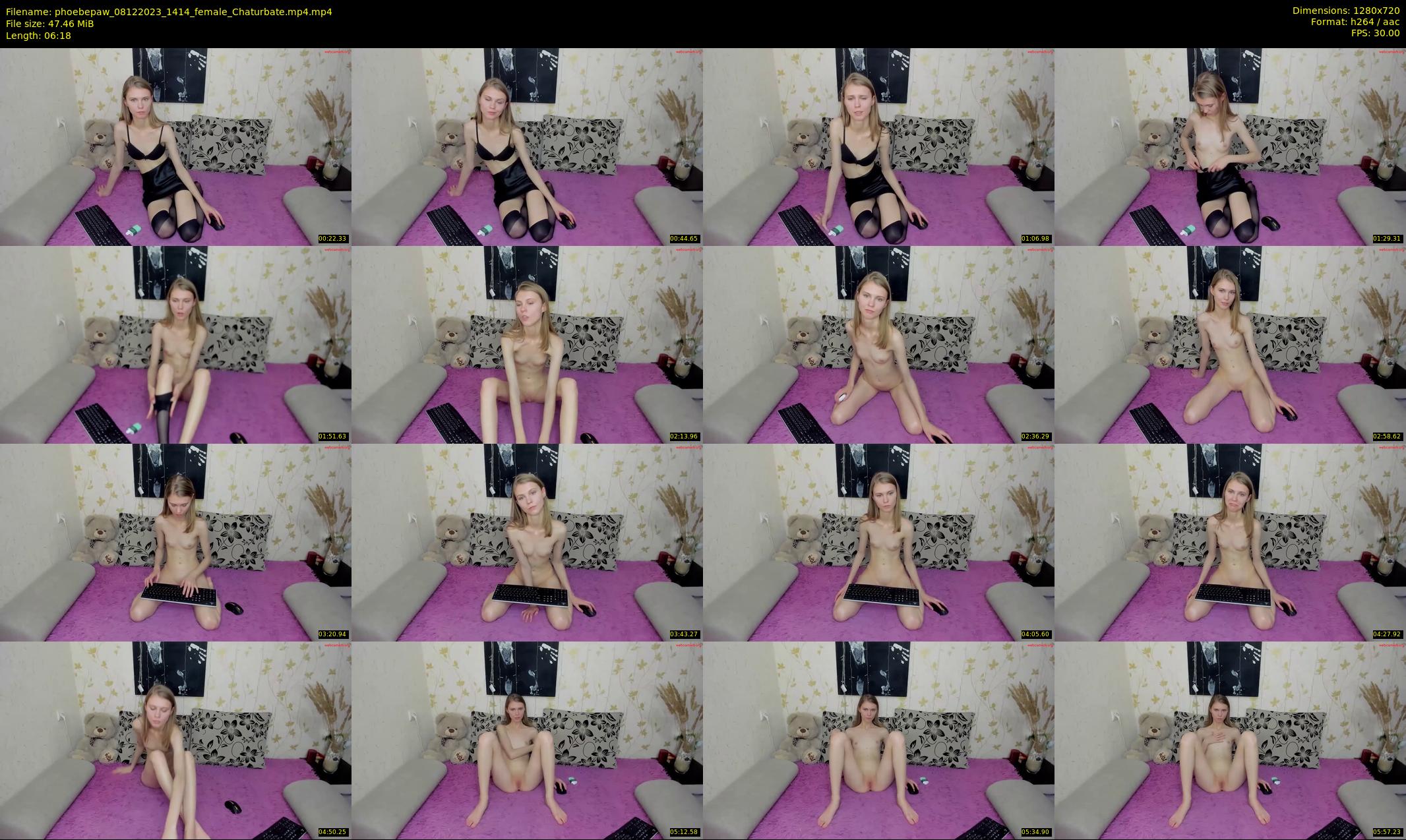 phoebepaw — 7 minute Chaturbate female cam show recording, 720p, Dec 8, 2023