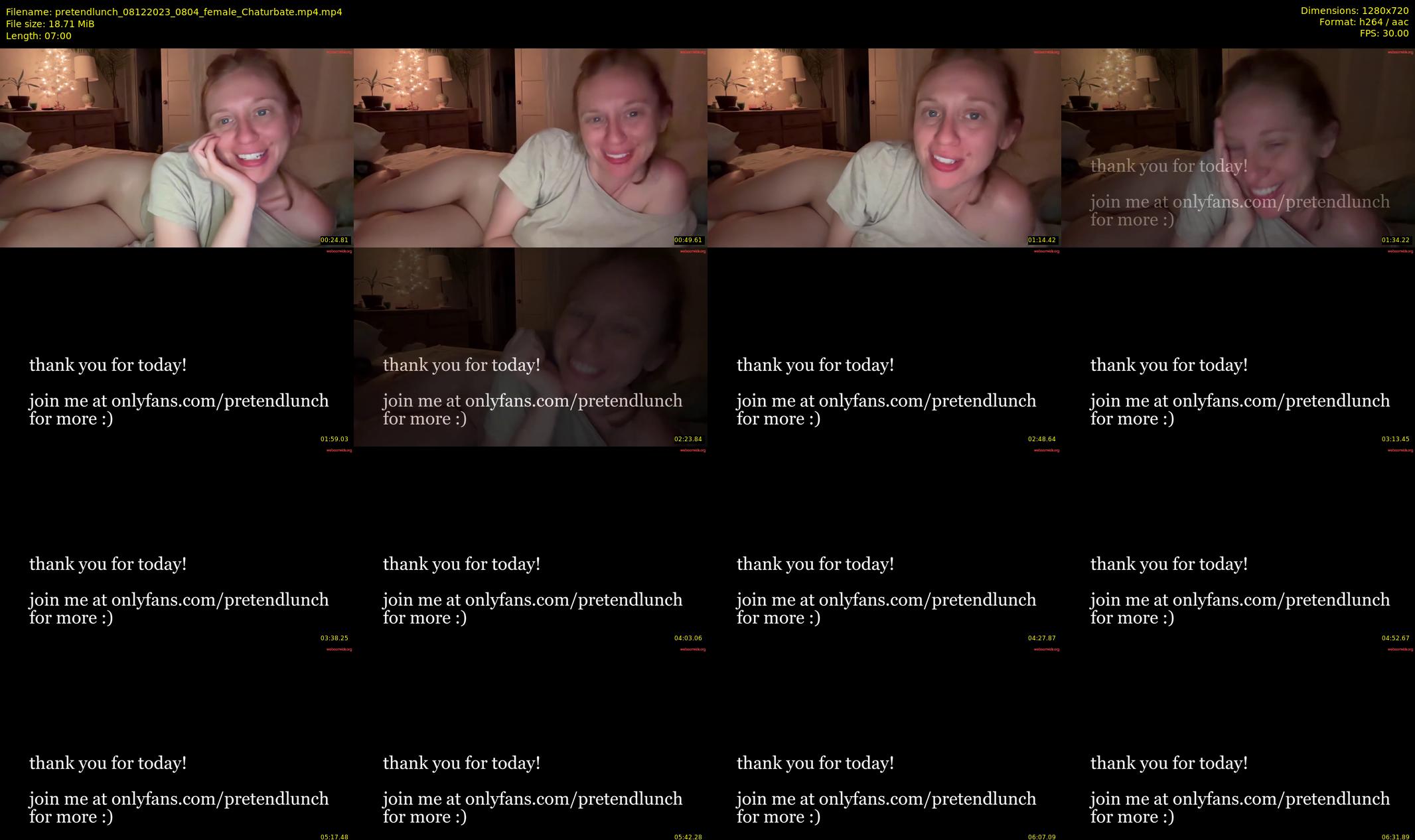pretendlunch — 7 minute Chaturbate couple cam show recording, 720p, Dec 8, 2023