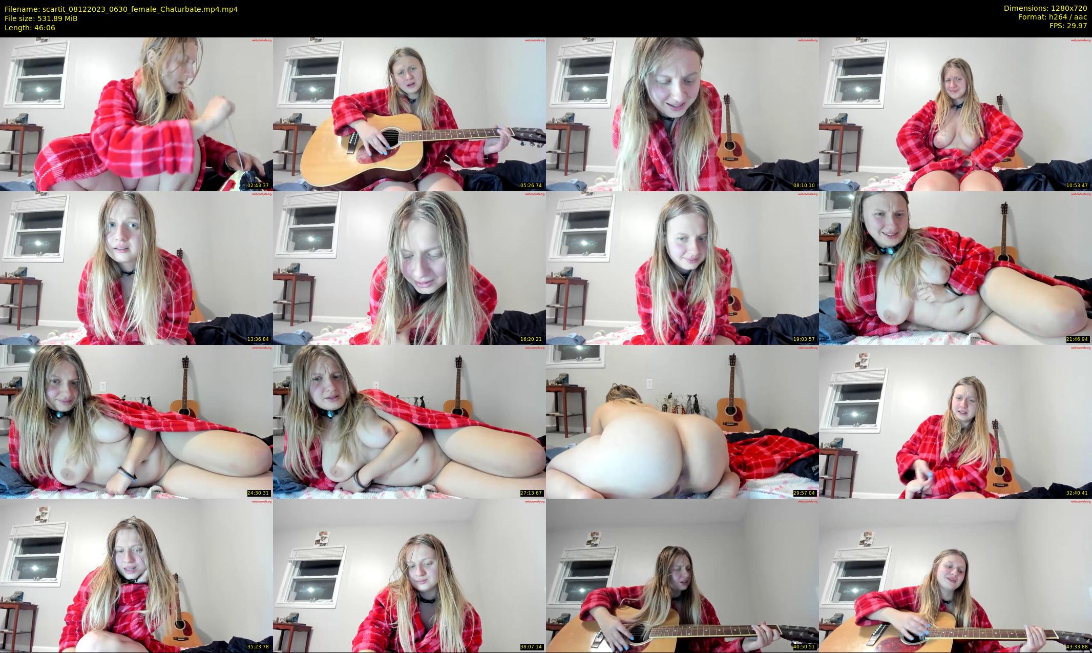 scartit — 47 minute Chaturbate female cam show recording, 720p, Dec 8, 2023