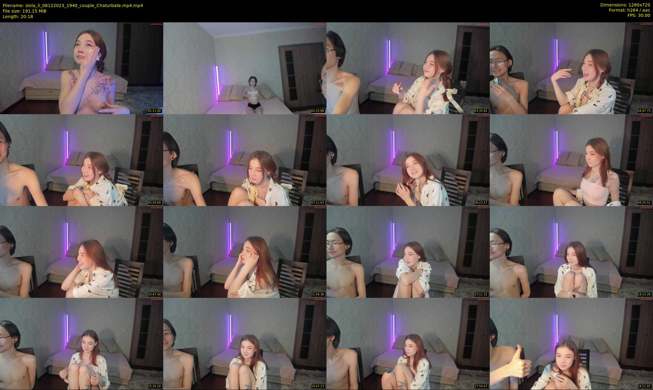slola_li — 21 minute Chaturbate couple cam show recording, 720p, Dec 8, 2023