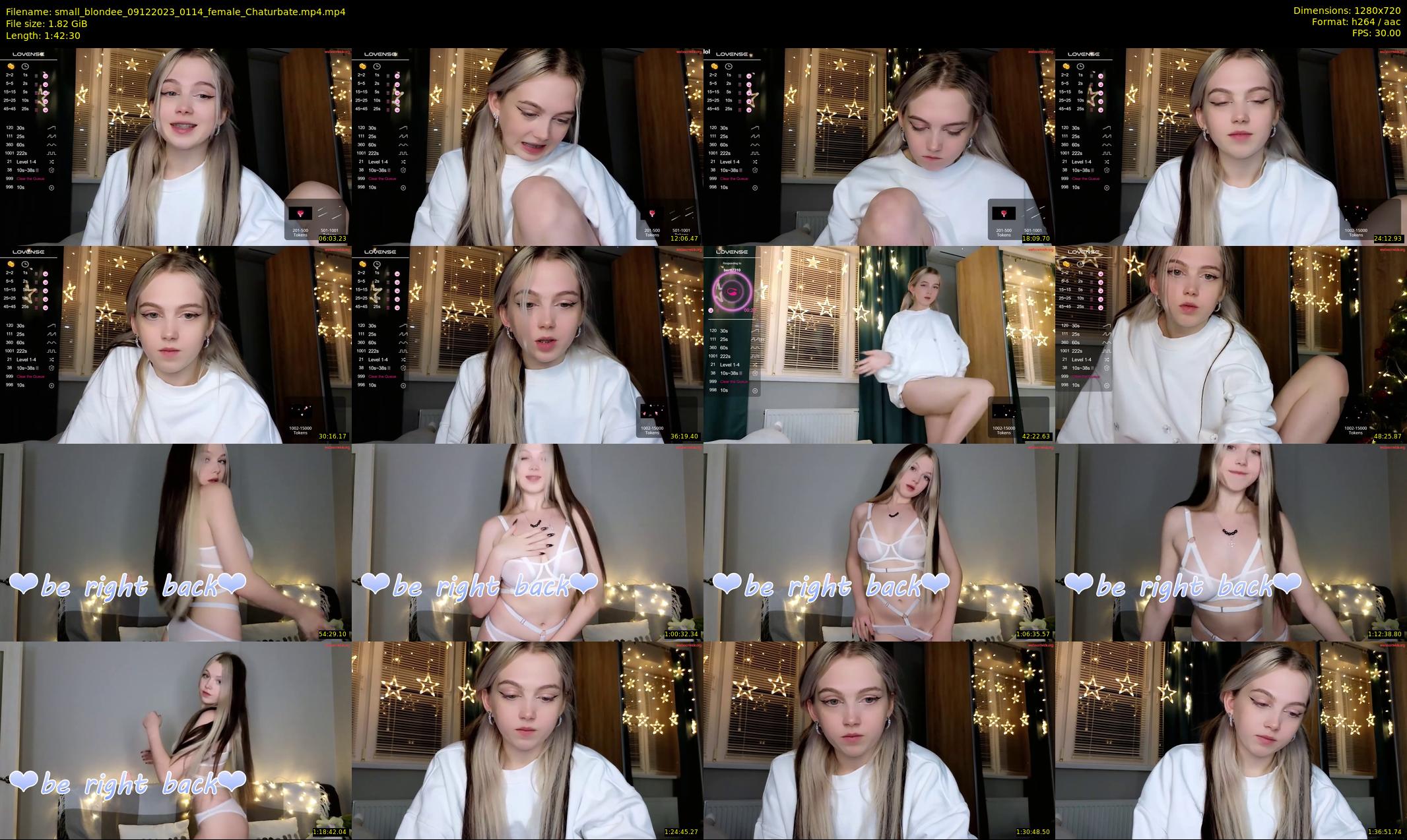 small_blondee — 103 minute Chaturbate female cam show recording, 720p, Dec 9, 2023