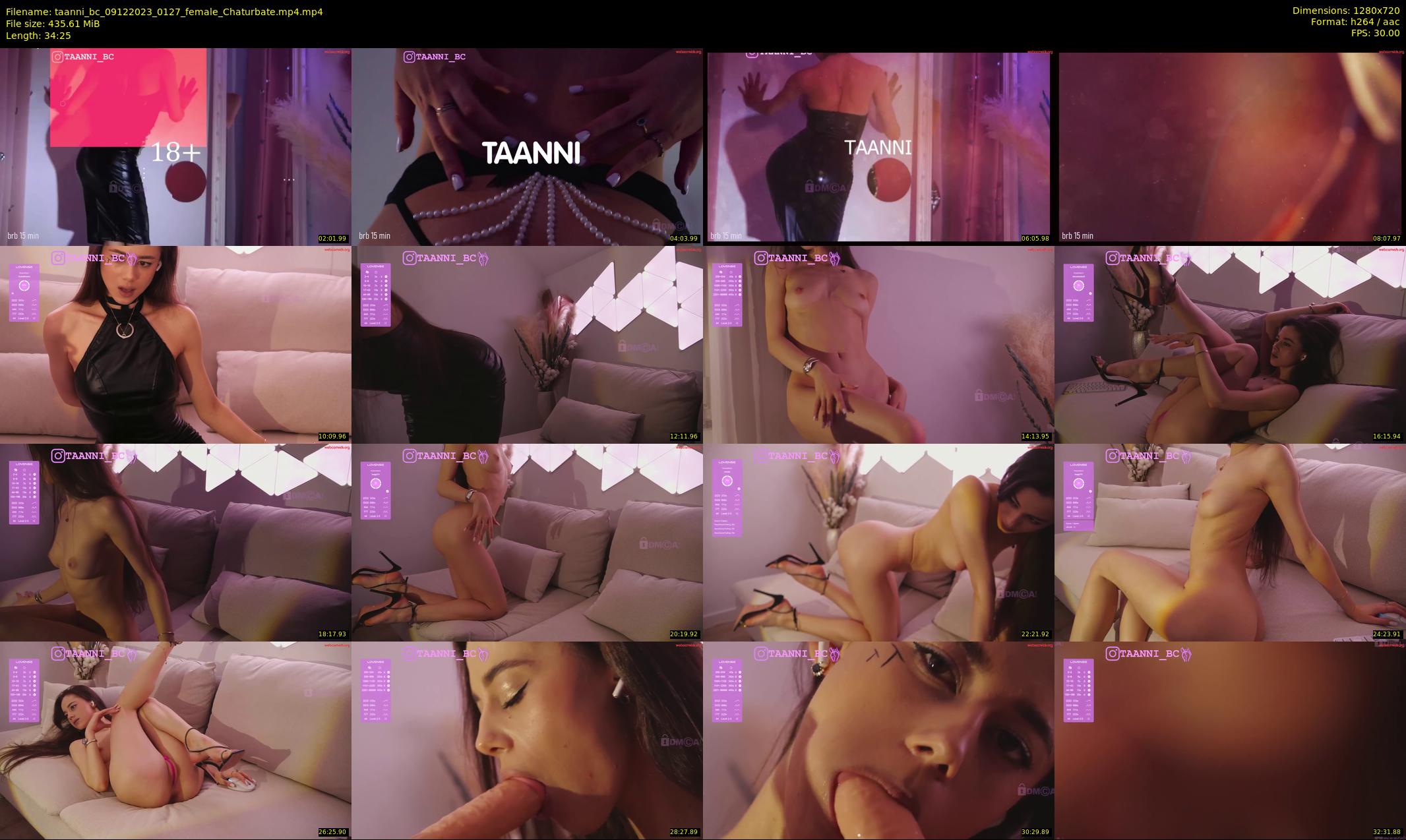 taanni_bc — 35 minute Chaturbate female cam show recording, 720p, Dec 9, 2023