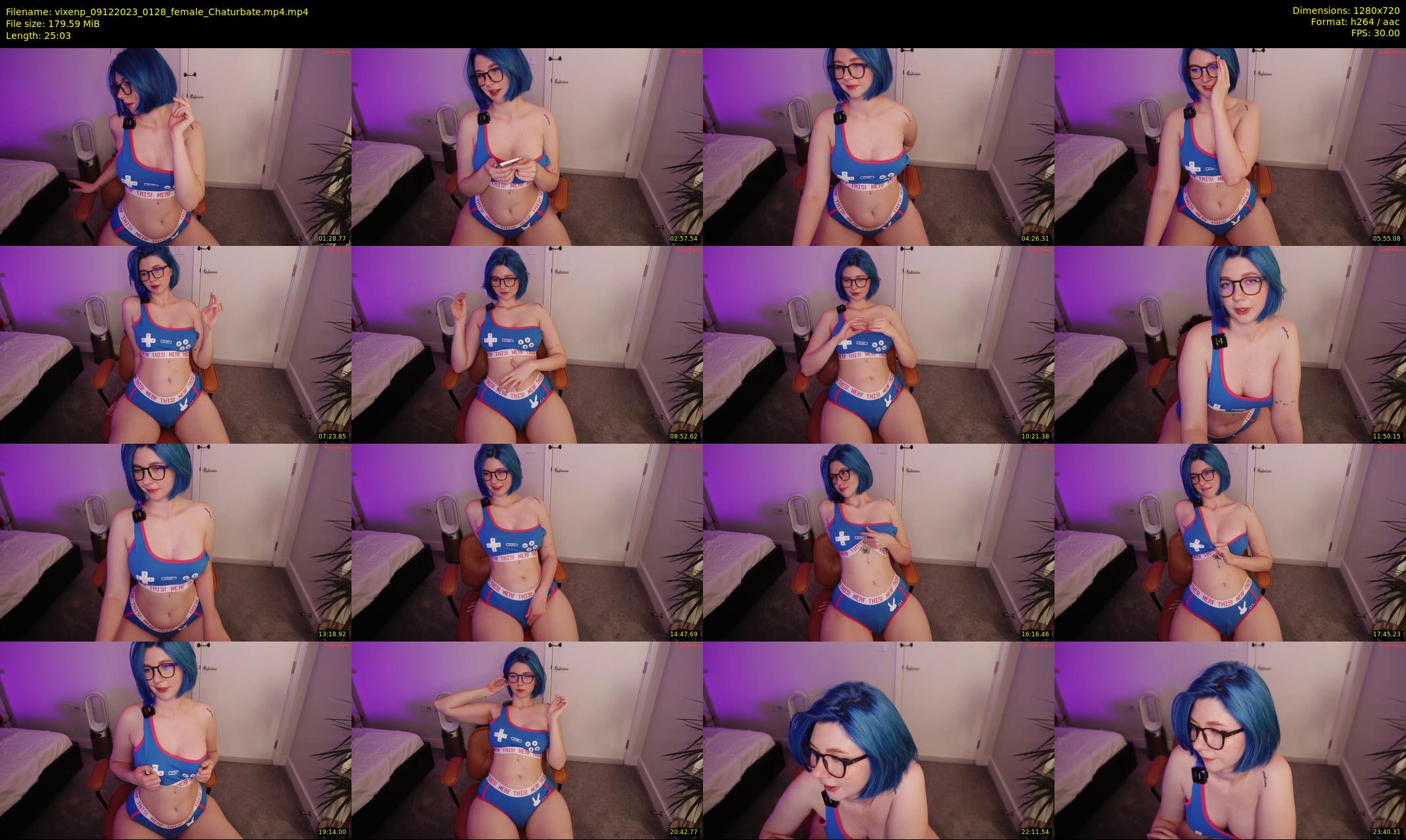 vixenp — 26 minute Chaturbate female cam show recording, 720p, Dec 9, 2023