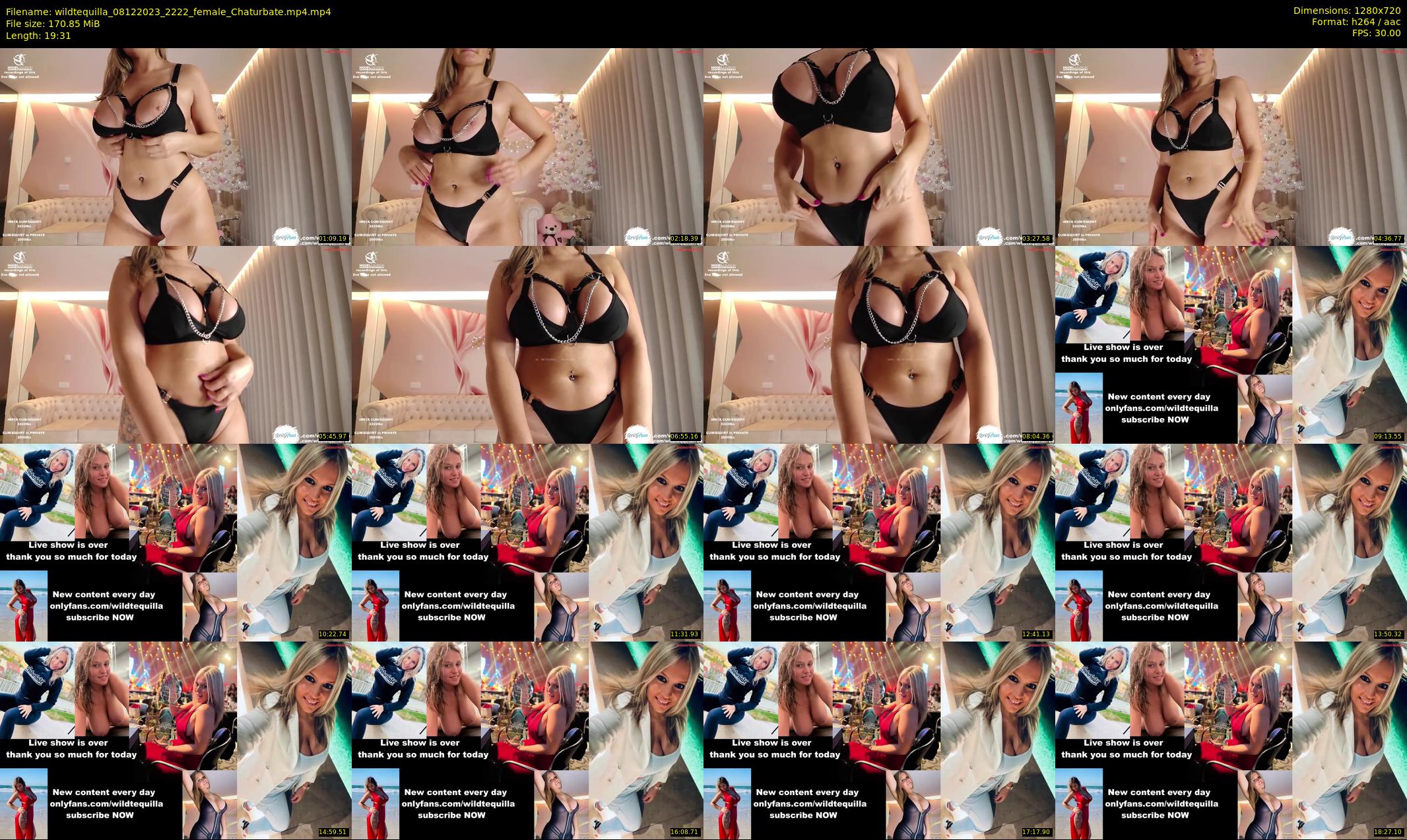 wildtequilla — 20 minute Chaturbate couple cam show recording, 720p, Dec 8, 2023