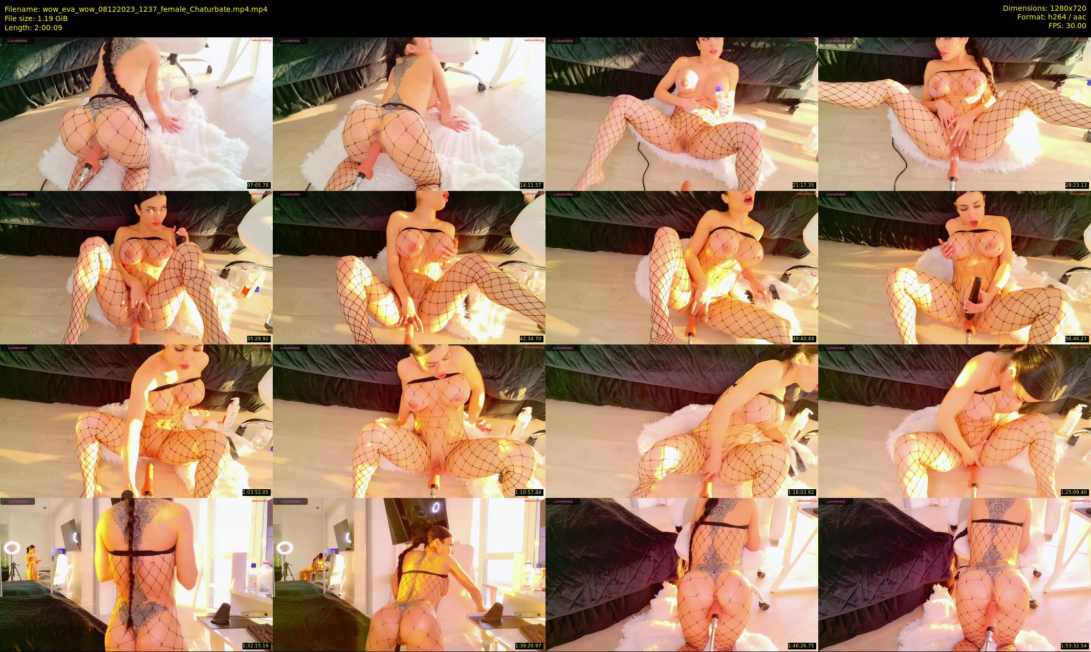 wow_eva_wow — 121 minute Chaturbate female cam show recording, 720p, Dec 8, 2023