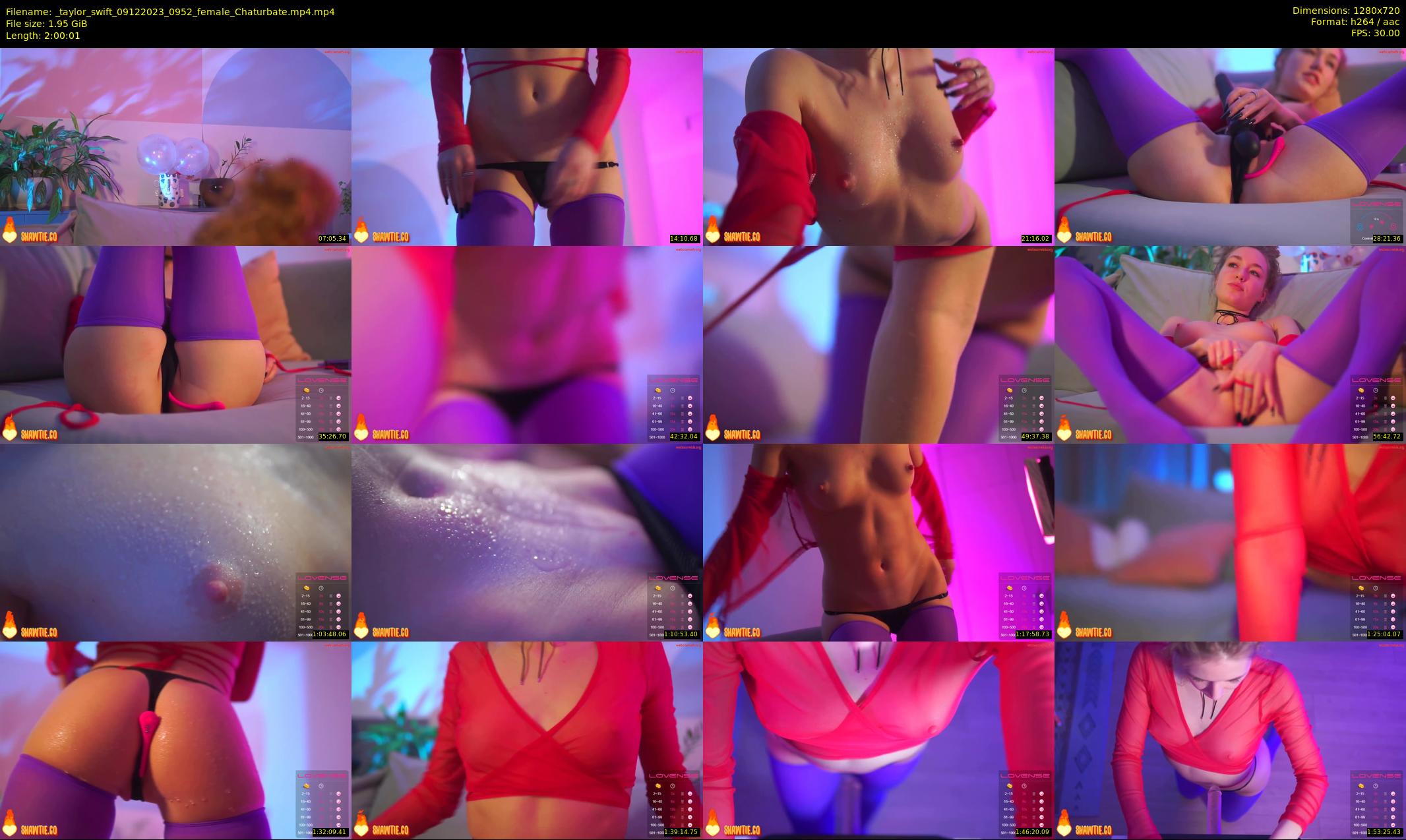 _taylor_swift — 121 minute Chaturbate female cam show recording, 720p, Dec 9, 2023