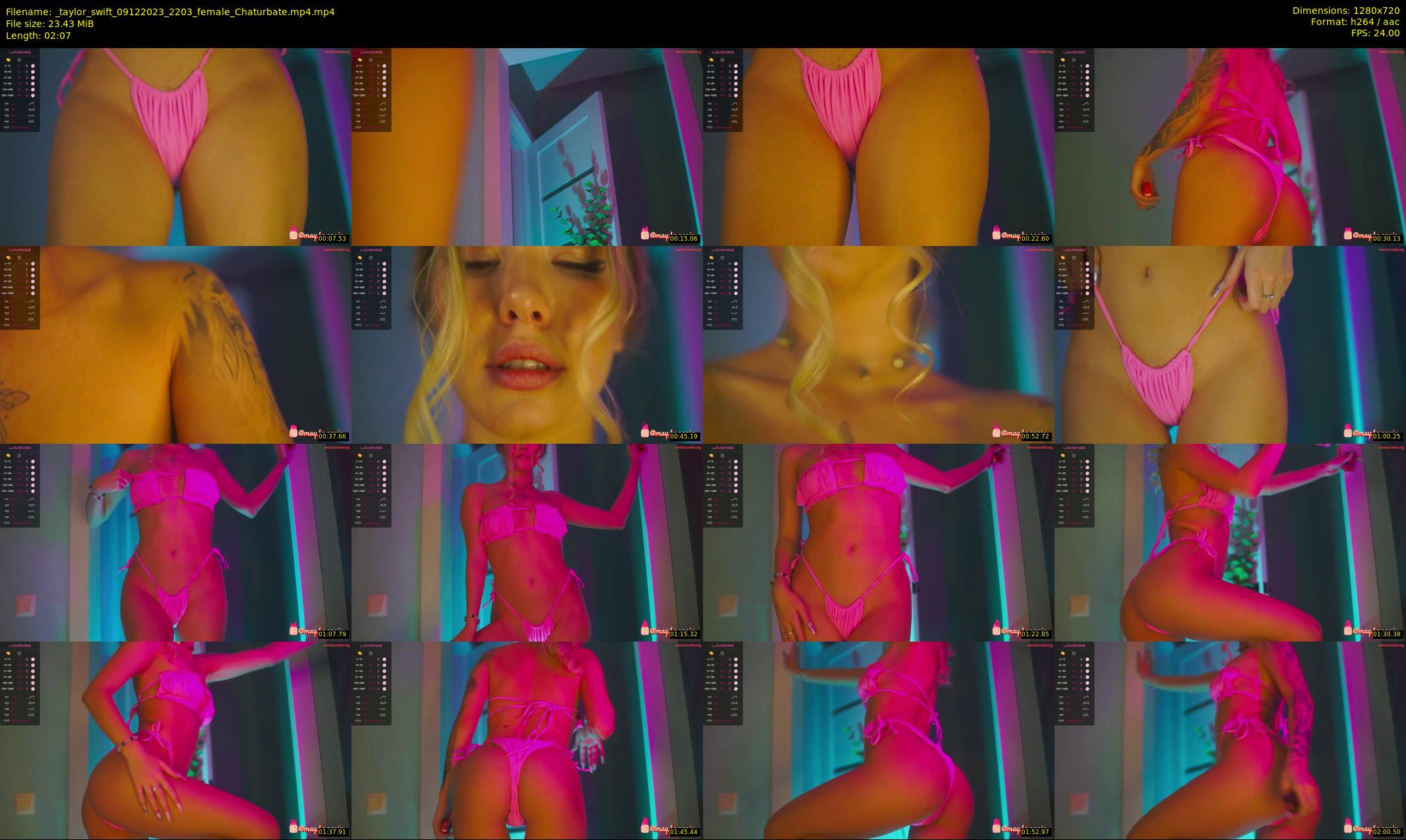 _taylor_swift — 3 minute Chaturbate female cam show recording, 720p, Dec 9, 2023
