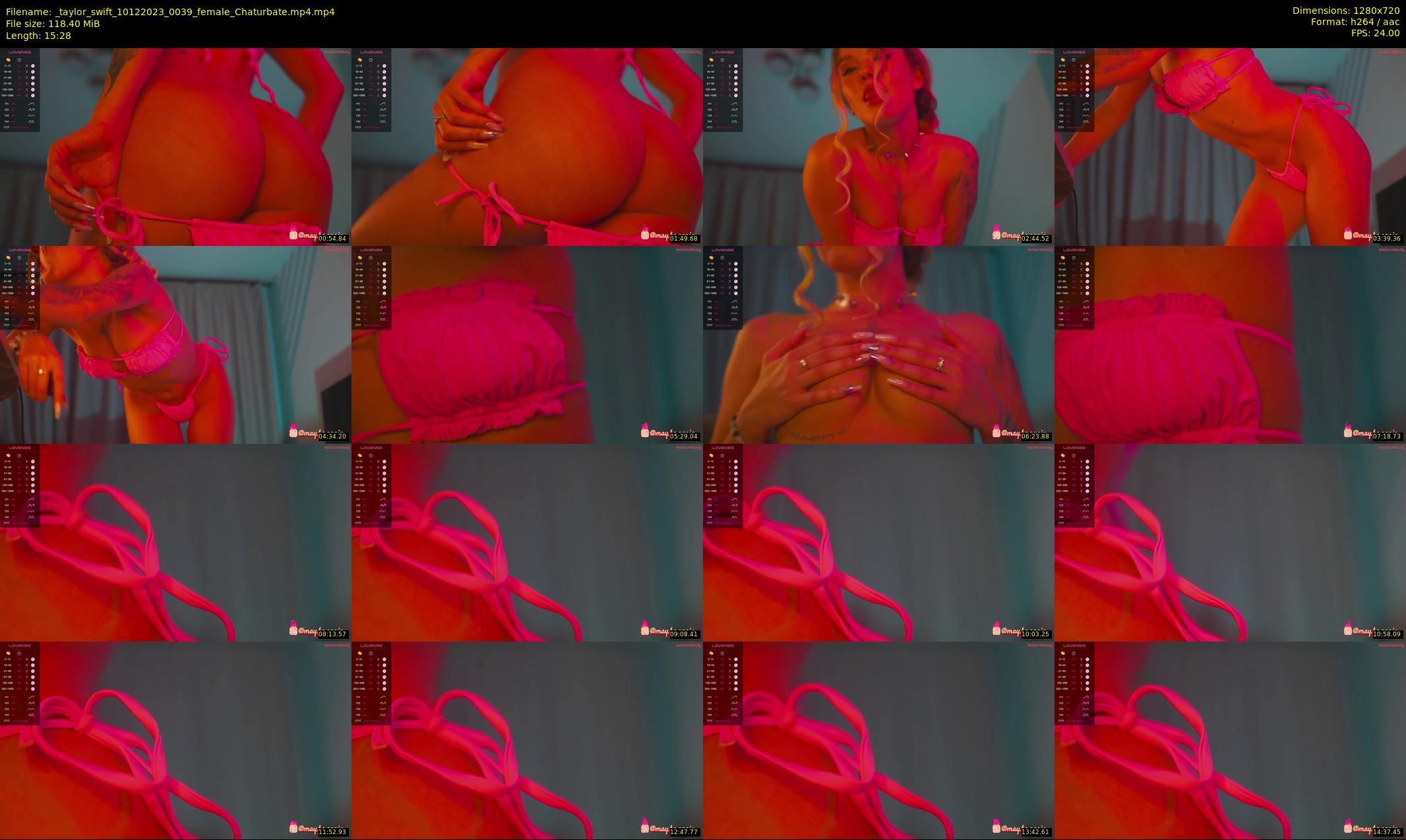 _taylor_swift — 16 minute Chaturbate female cam show recording, 720p, Dec 10, 2023