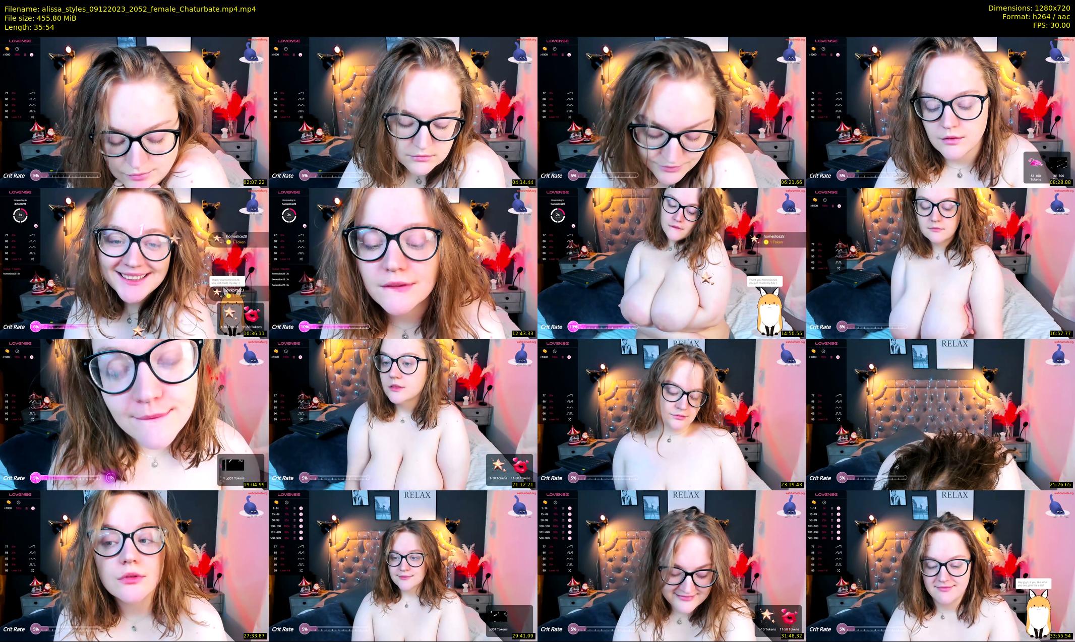 alissa_styles — 36 minute Chaturbate female cam show recording, 720p, Dec 9, 2023
