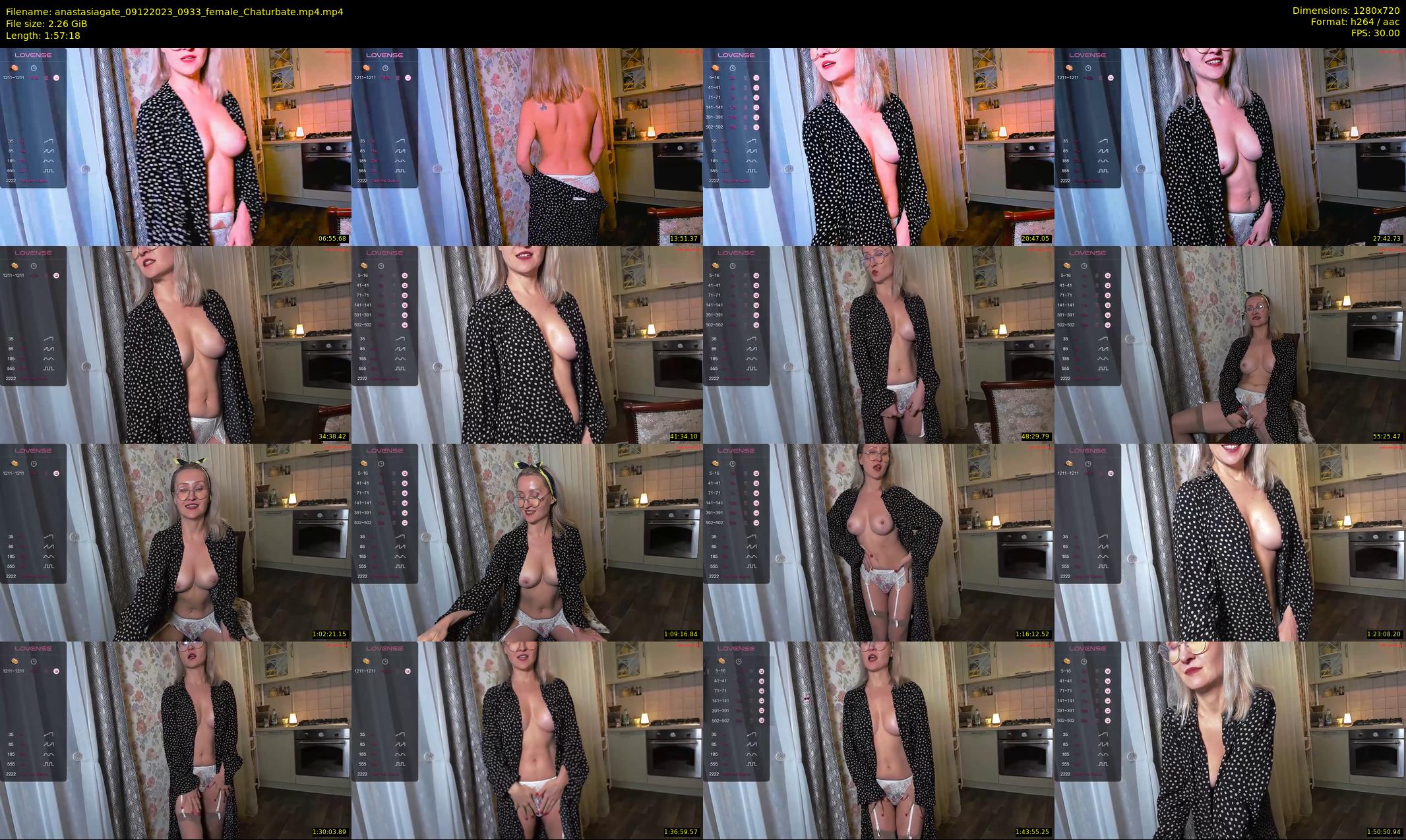 anastasiagate — 118 minute Chaturbate female cam show recording, 720p, Dec 9, 2023