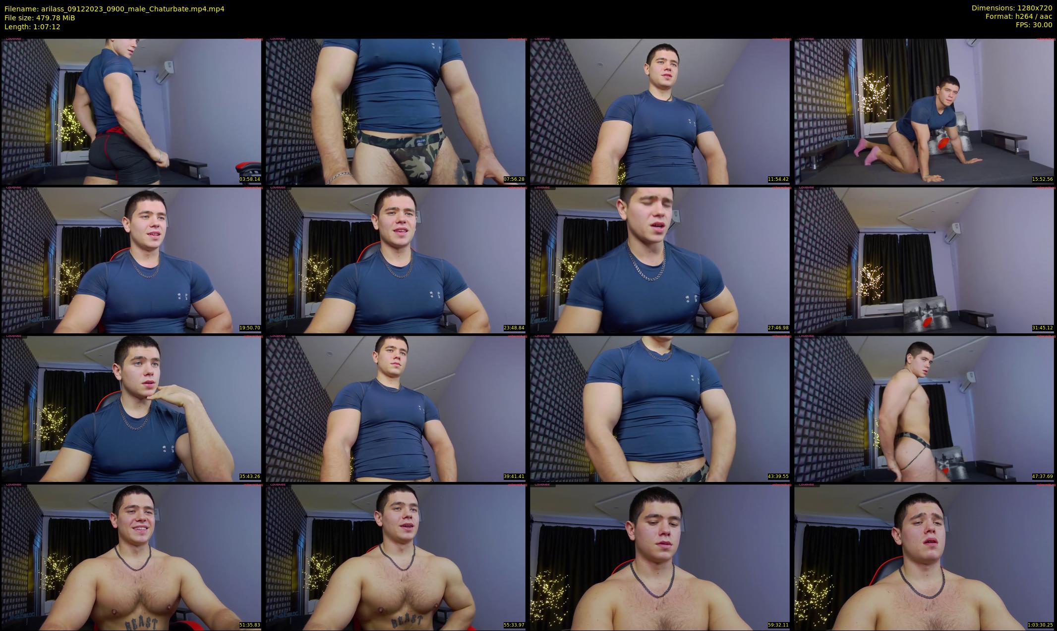 arilass — 68 minute Chaturbate male cam show recording, 720p, Dec 9, 2023