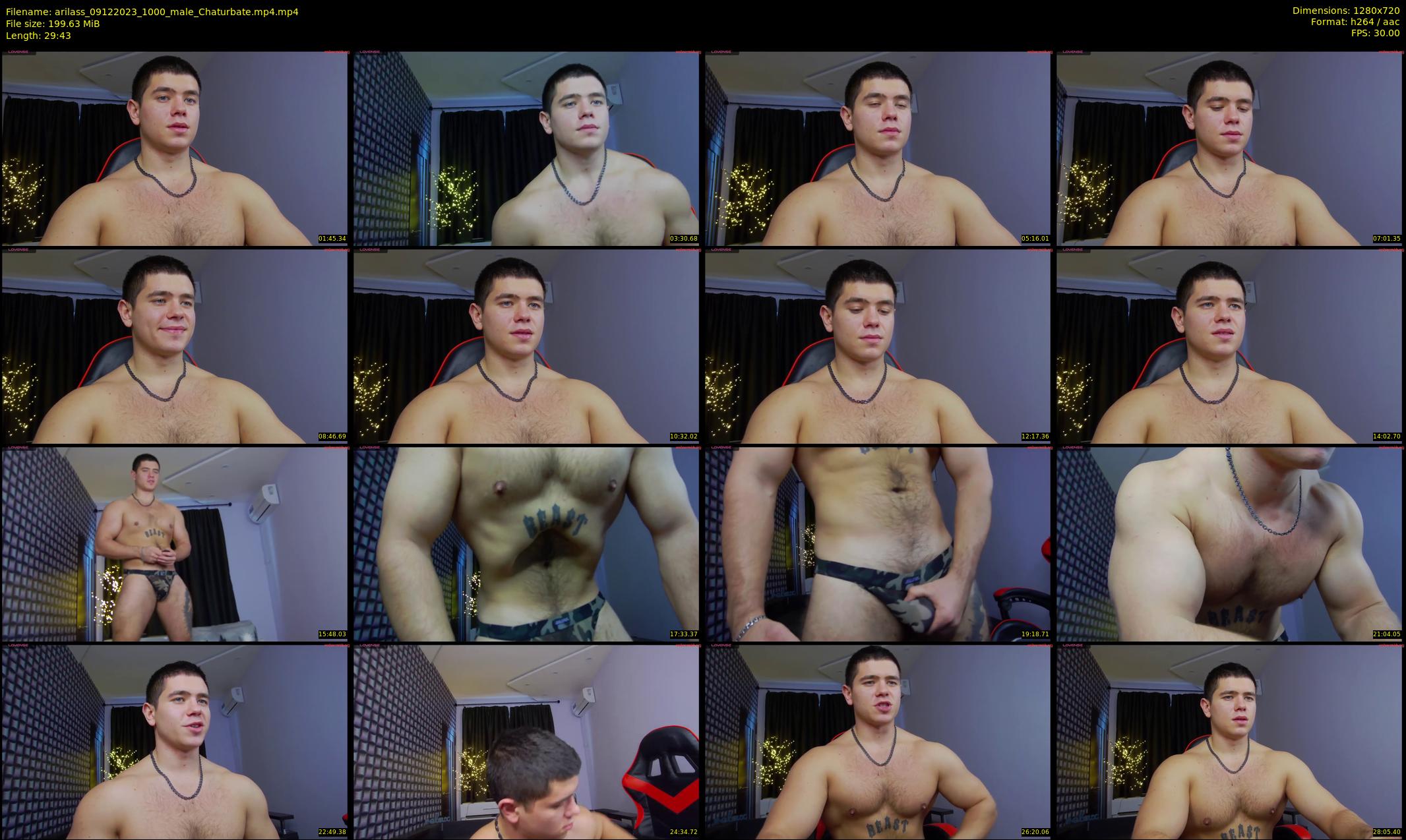 arilass — 30 minute Chaturbate male cam show recording, 720p, Dec 9, 2023