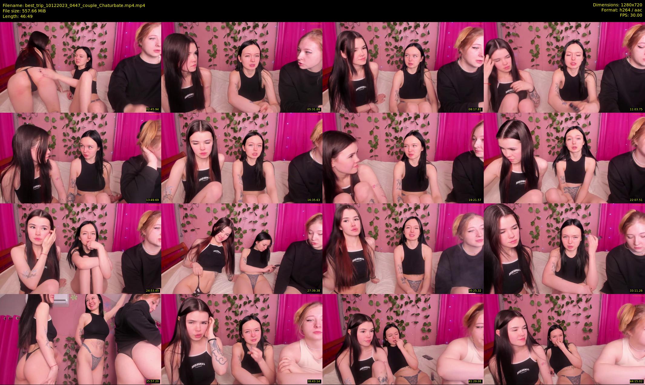best_trip — 47 minute Chaturbate couple cam show recording, 720p, Dec 10, 2023