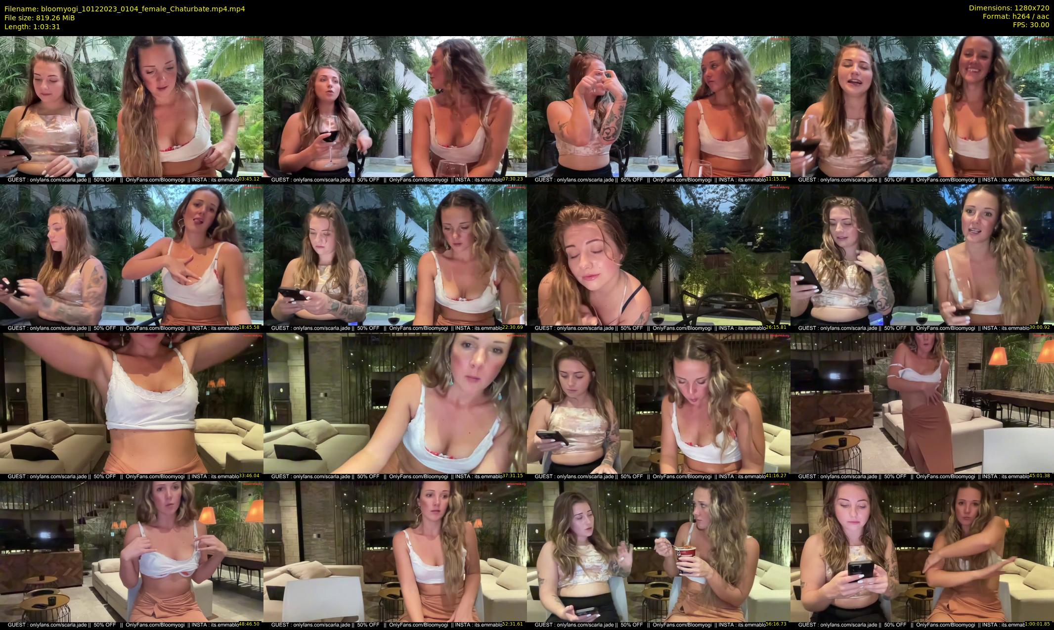 bloomyogi — 64 minute Chaturbate female cam show recording, 720p, Dec 10, 2023