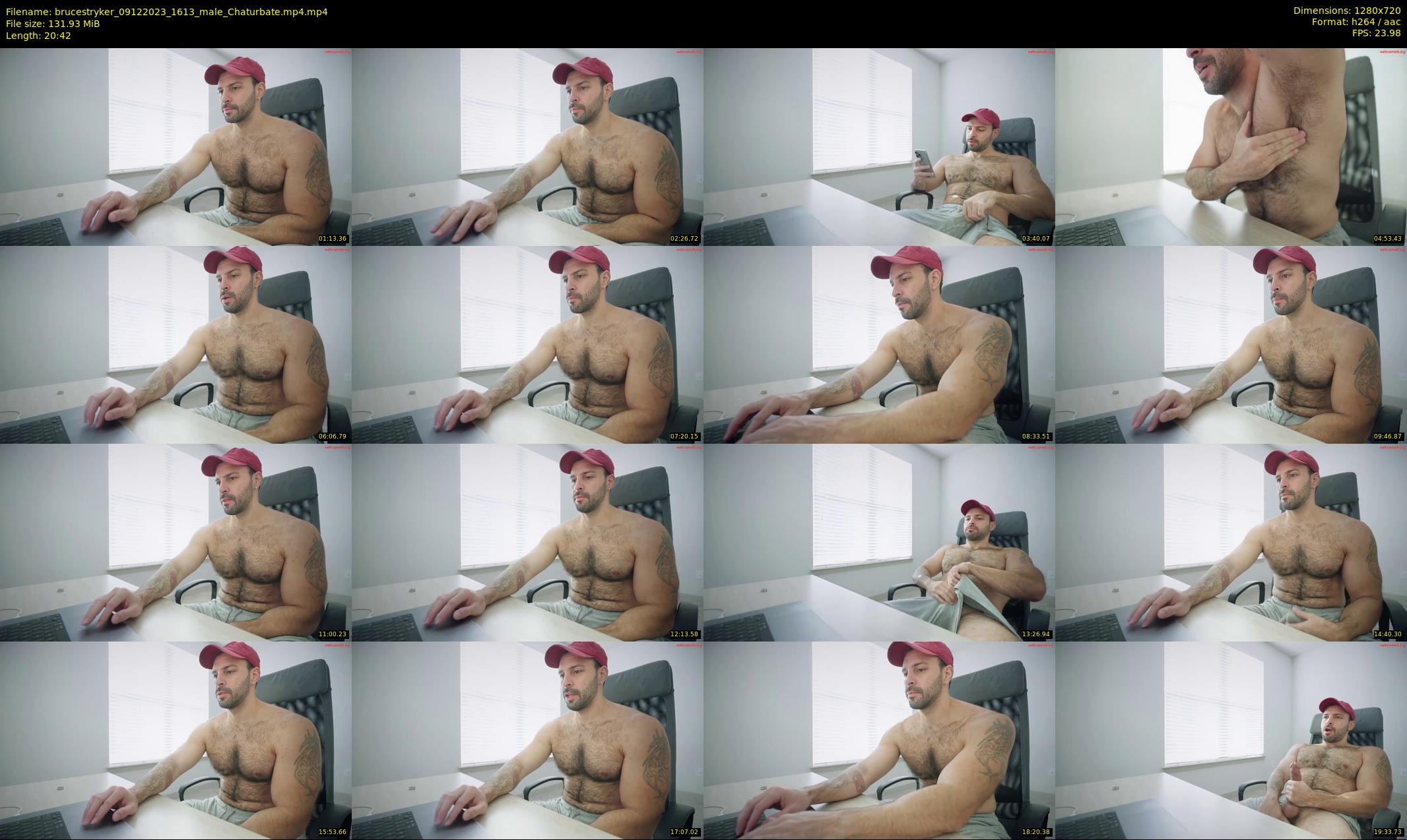 brucestryker — 21 minute Chaturbate male cam show recording, 720p, Dec 9, 2023