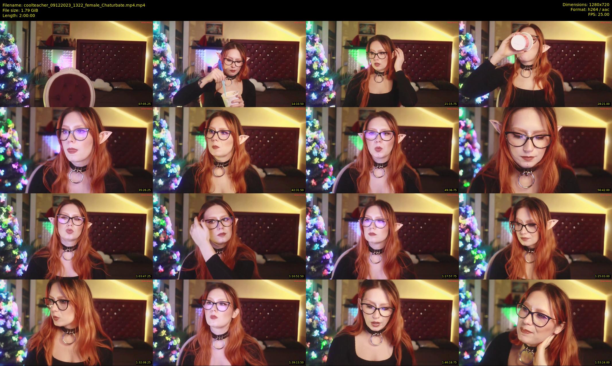 coolteacher — 120 minute Chaturbate female cam show recording, 720p, Dec 9, 2023