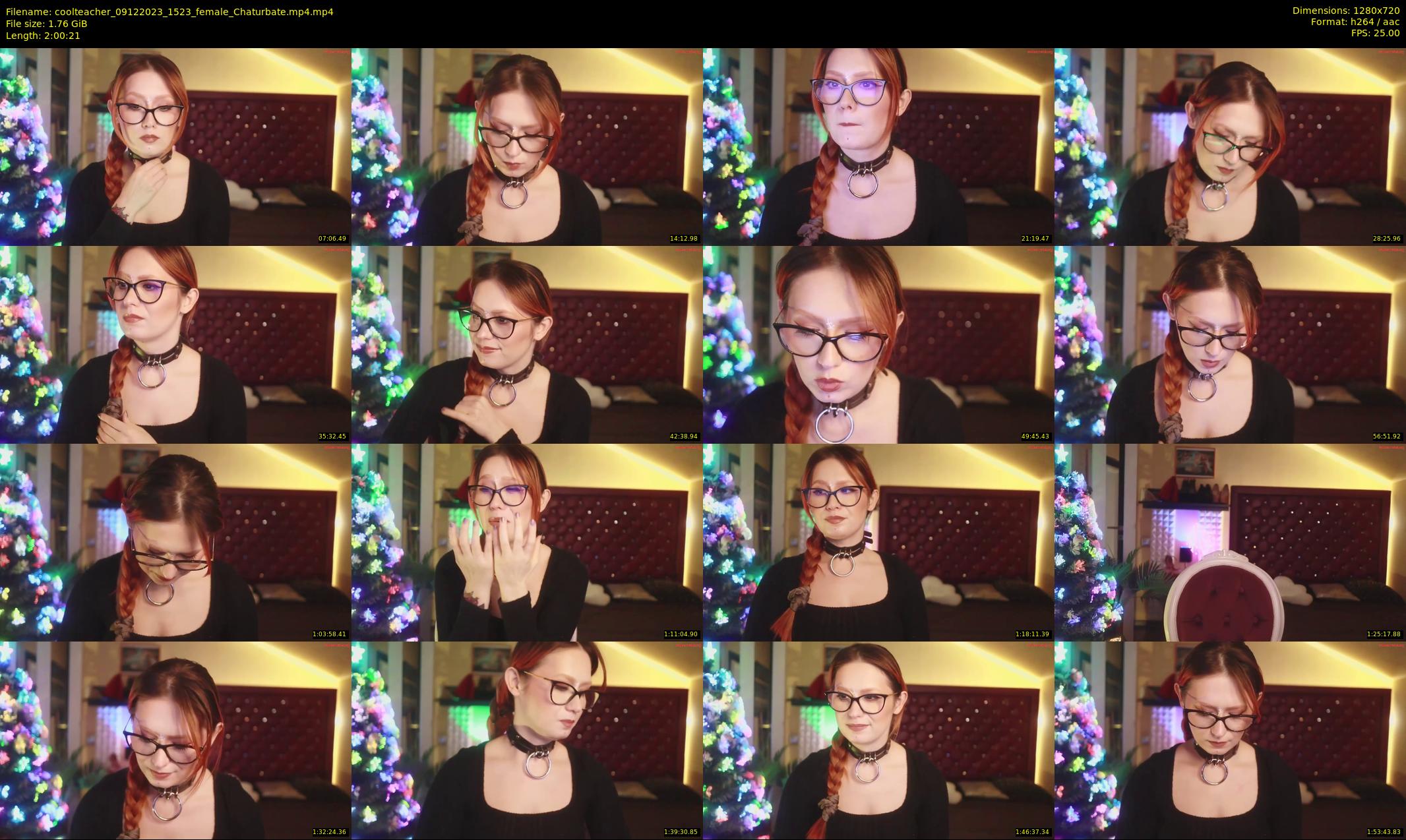 coolteacher — 121 minute Chaturbate female cam show recording, 720p, Dec 9, 2023