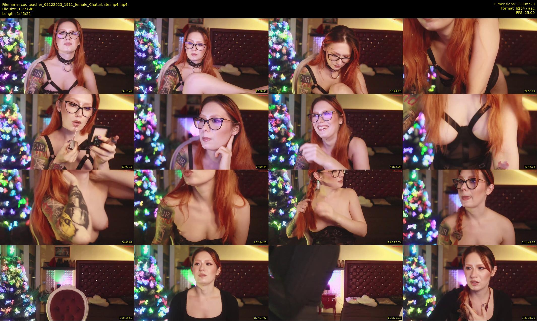 coolteacher — 106 minute Chaturbate female cam show recording, 720p, Dec 9, 2023