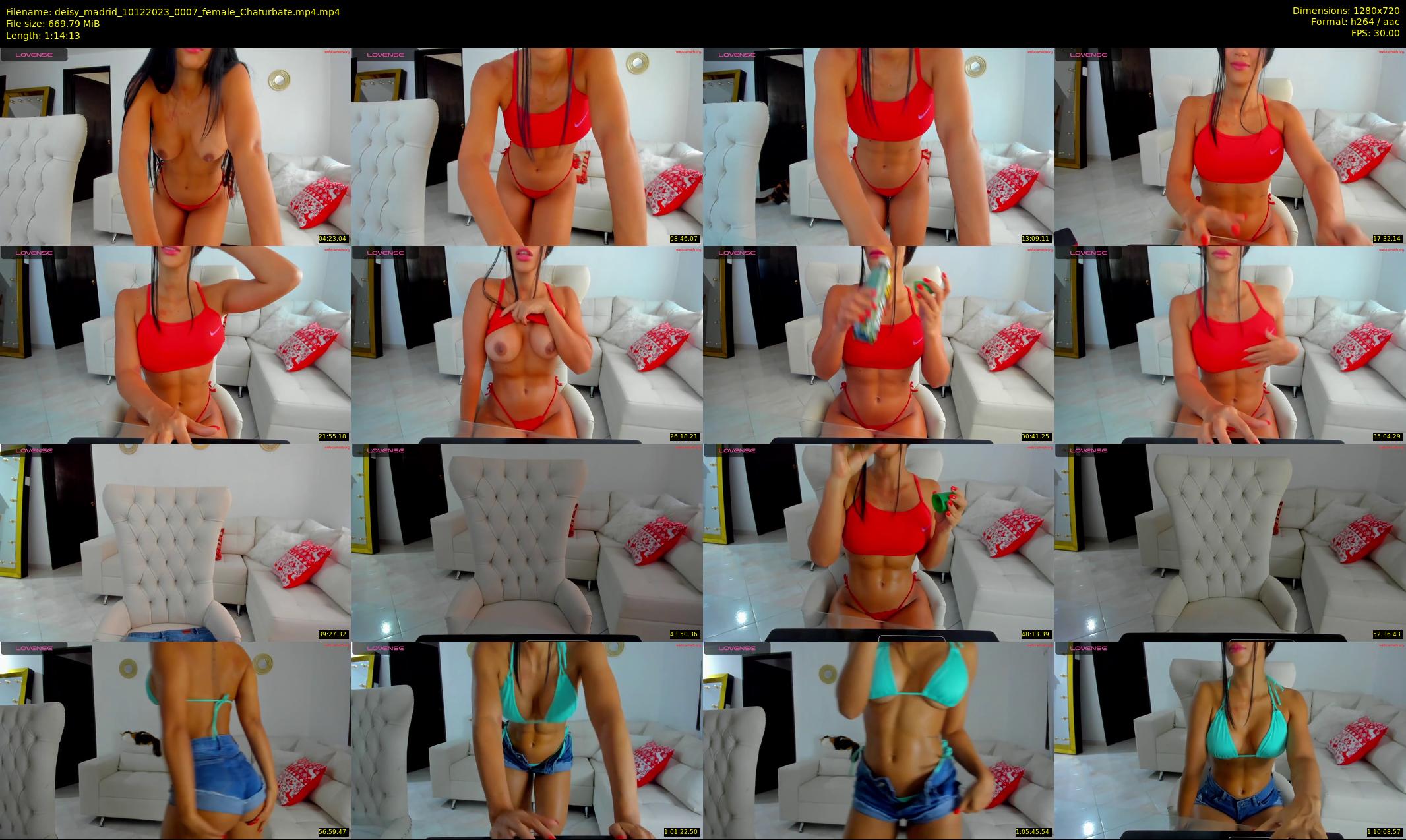 deisy_madrid — 75 minute Chaturbate female cam show recording, 720p, Dec 10, 2023