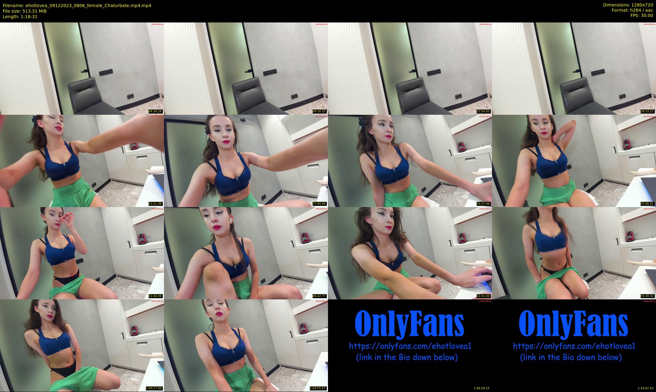 ehotlovea — 79 minute Chaturbate female cam show recording, 720p, Dec 9, 2023