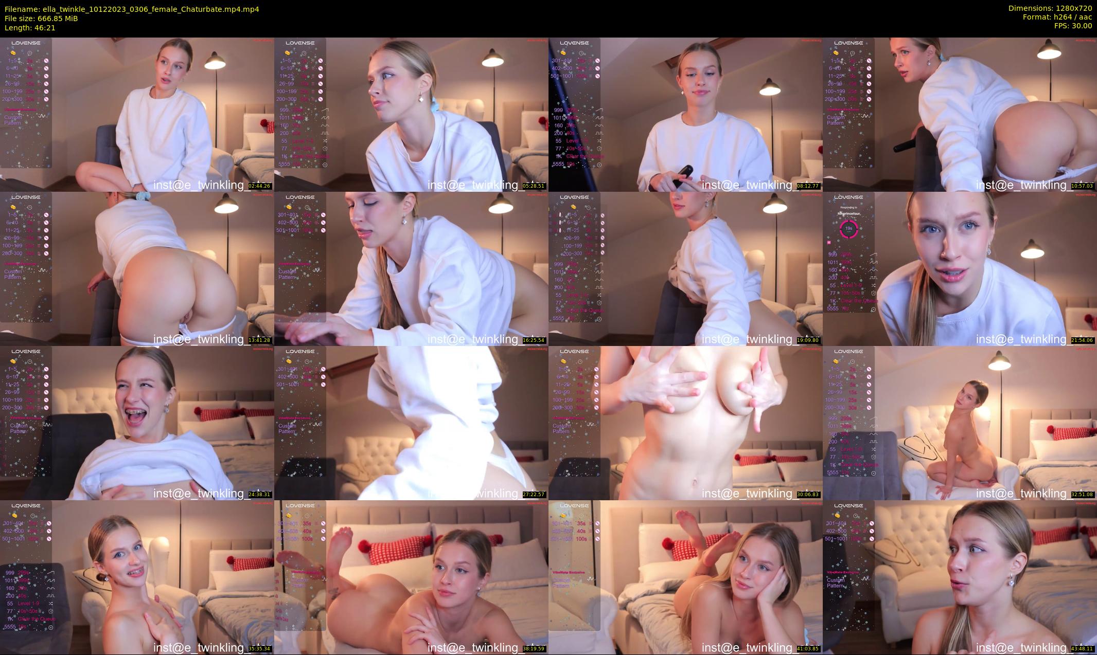 ella_twinkle — 47 minute Chaturbate female cam show recording, 720p, Dec 10, 2023