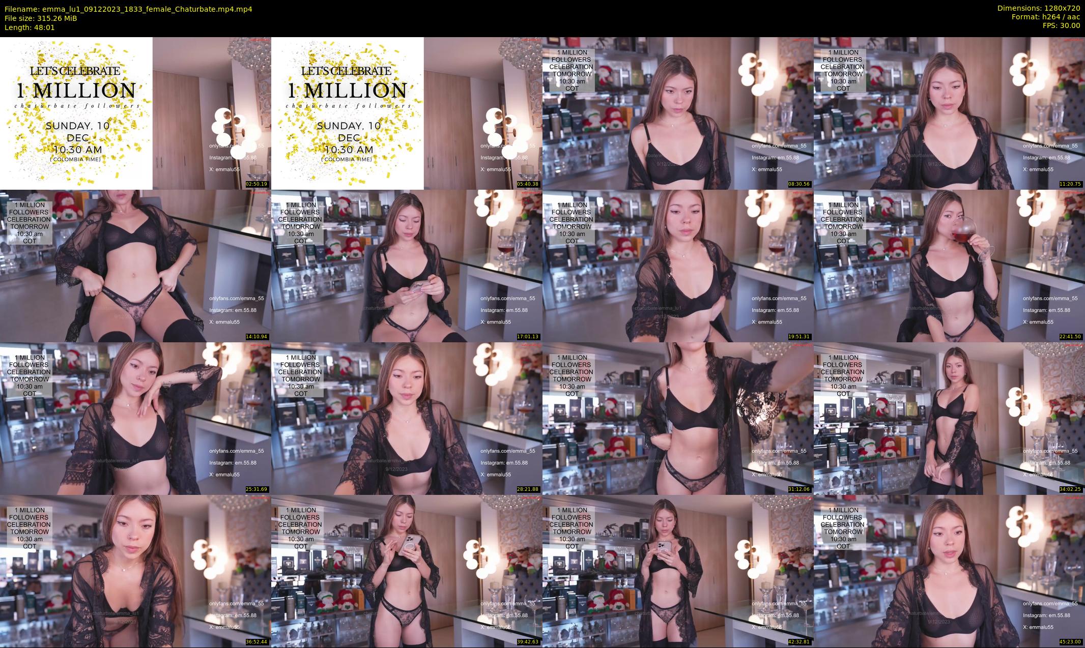 emma_lu1 — 49 minute Chaturbate female cam show recording, 720p, Dec 9, 2023