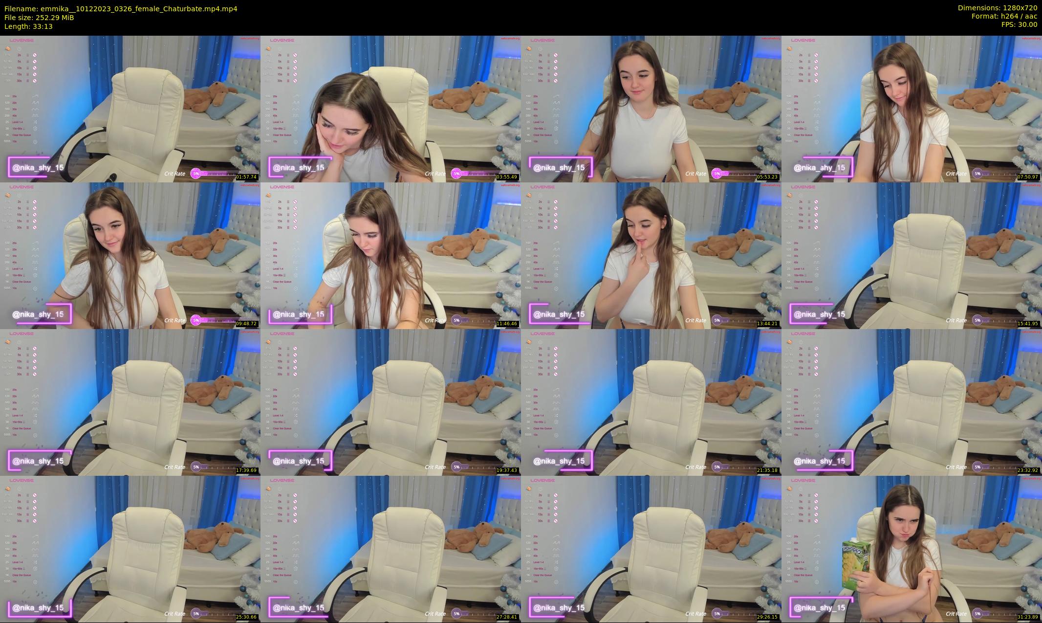 emmika_ — 34 minute Chaturbate female cam show recording, 720p, Dec 10, 2023