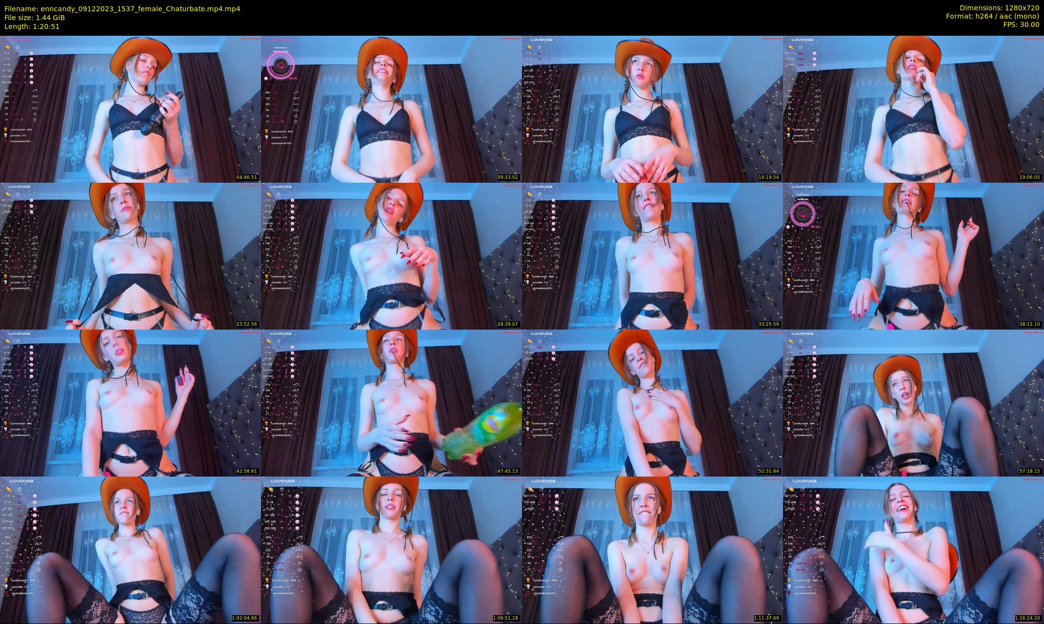 enncandy — 81 minute Chaturbate female cam show recording, 720p, Dec 9, 2023