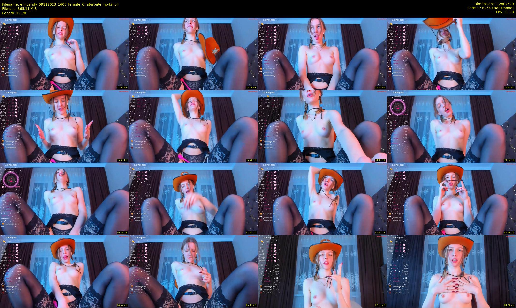 enncandy — 20 minute Chaturbate female cam show recording, 720p, Dec 9, 2023