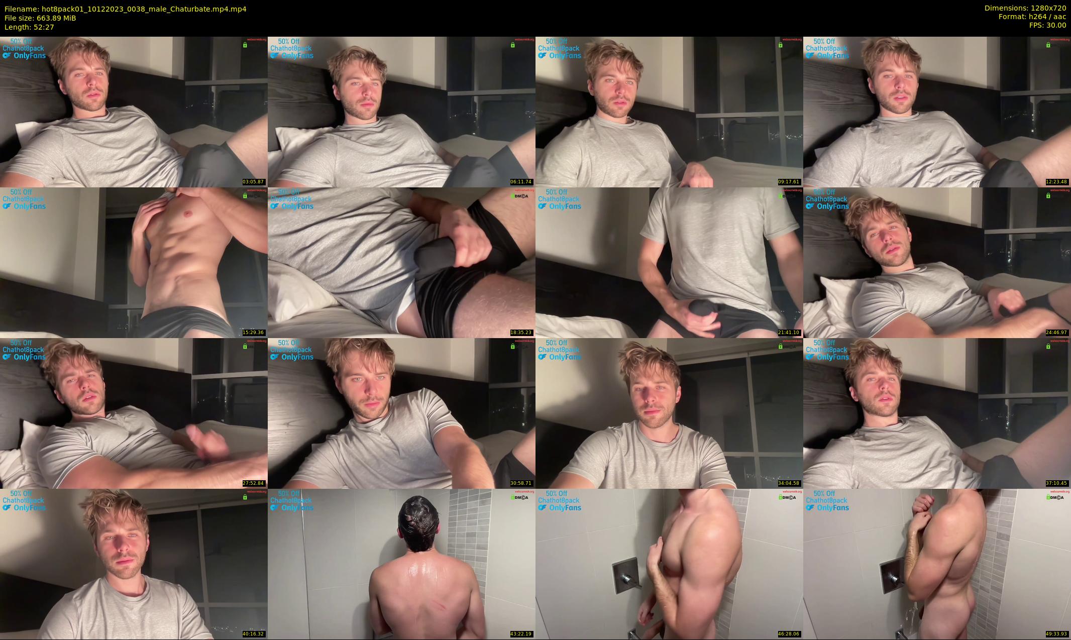 hot8pack01 — 53 minute Chaturbate male cam show recording, 720p, Dec 10, 2023