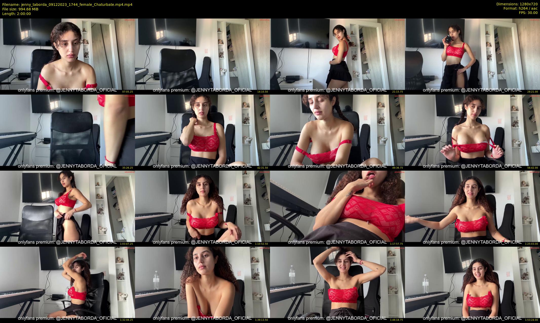 jenny_taborda — 120 minute Chaturbate female cam show recording, 720p, Dec 9, 2023