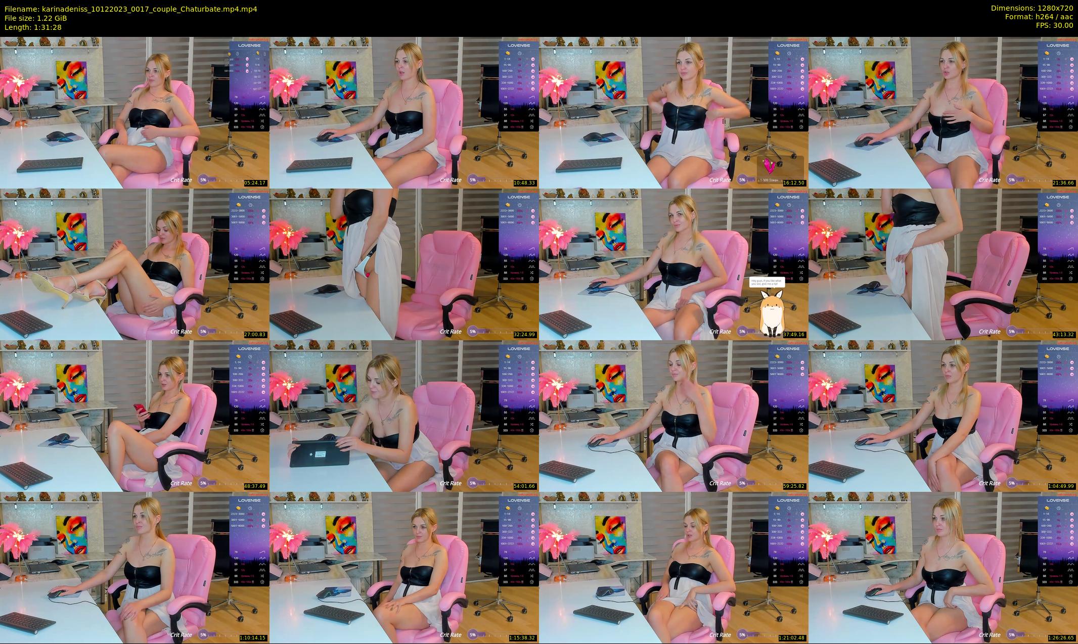 karinadeniss — 92 minute Chaturbate couple cam show recording, 720p, Dec 10, 2023