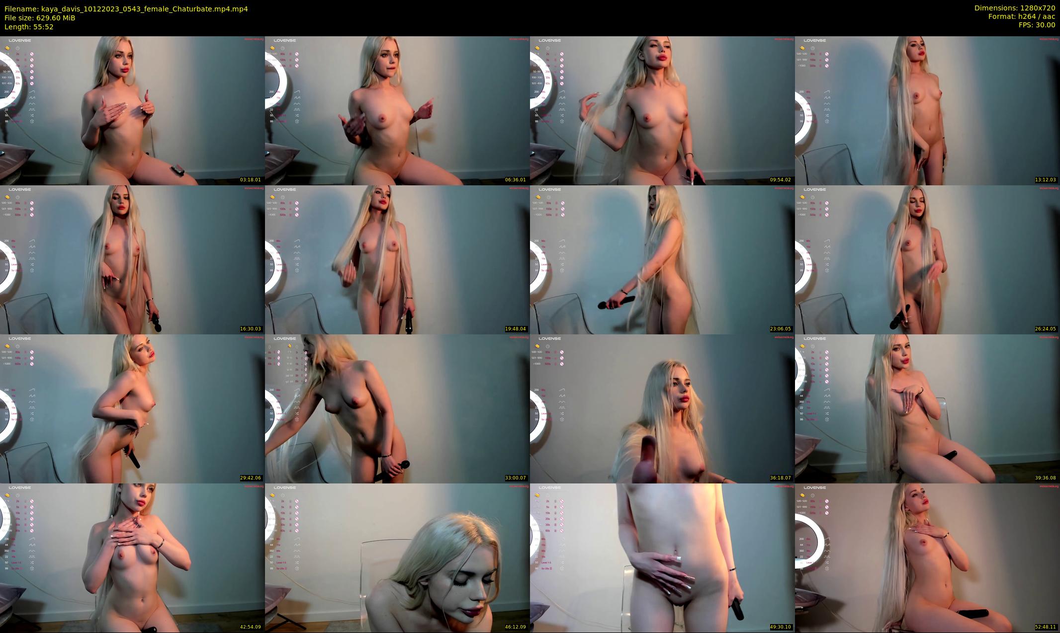kaya_davis — 56 minute Chaturbate female cam show recording, 720p, Dec 10, 2023
