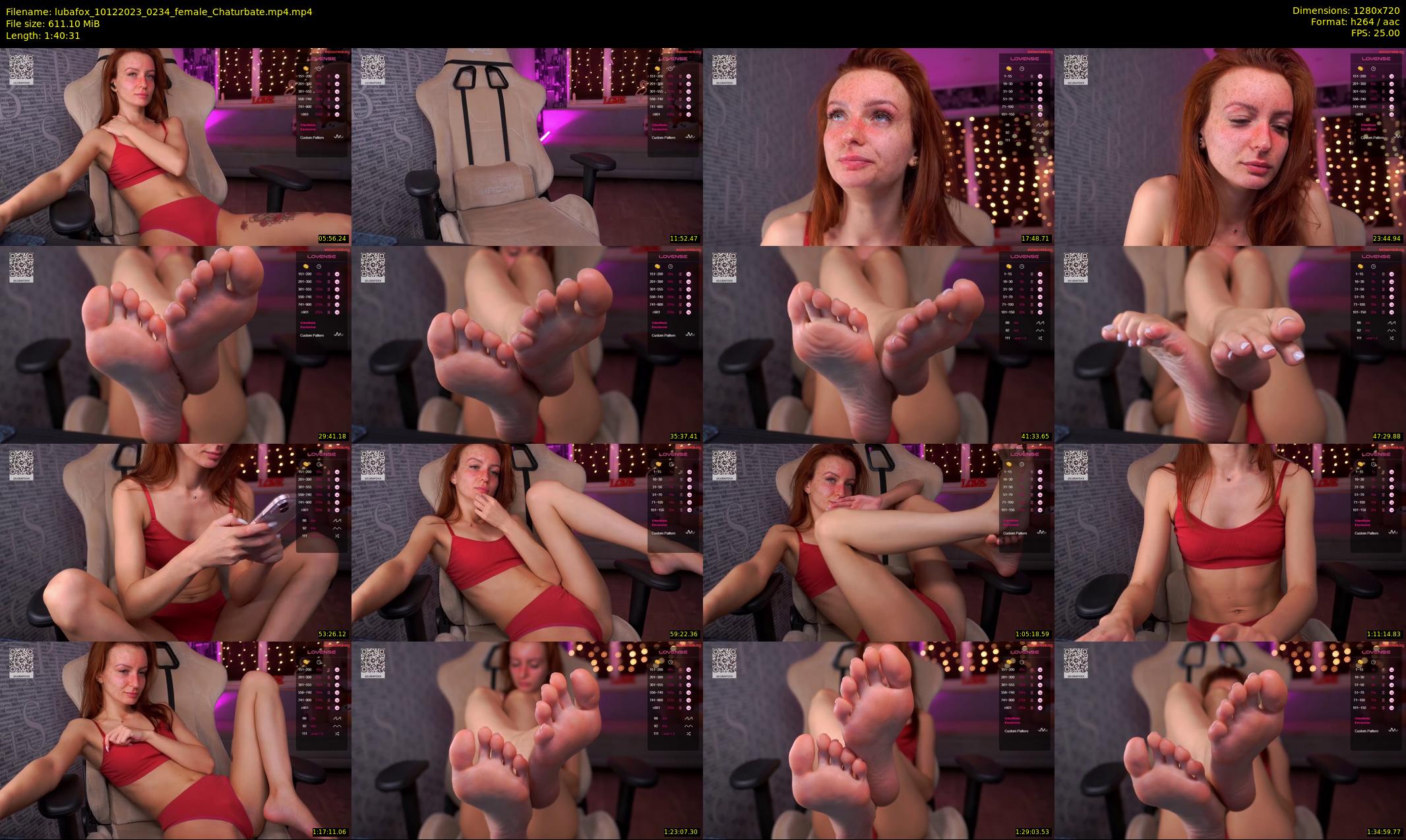 lubafox — 101 minute Chaturbate female cam show recording, 720p, Dec 10, 2023