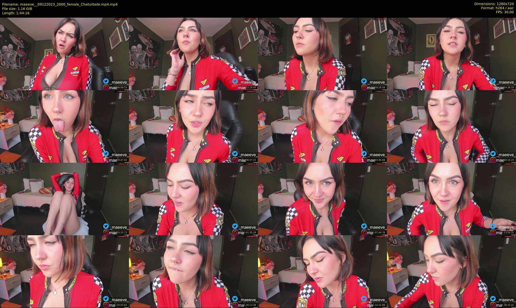 maeeve_ — 105 minute Chaturbate female cam show recording, 720p, Dec 9, 2023