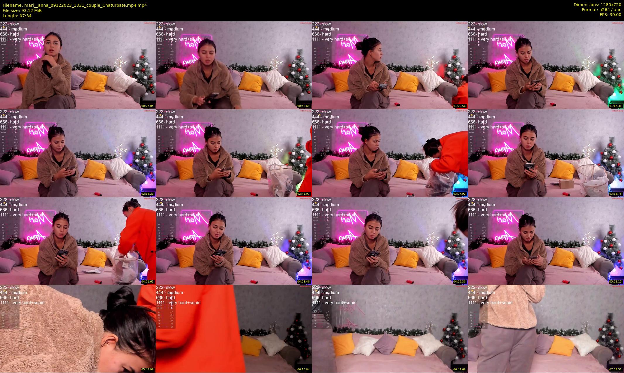 mari__anna — 8 minute Chaturbate couple cam show recording, 720p, Dec 9, 2023