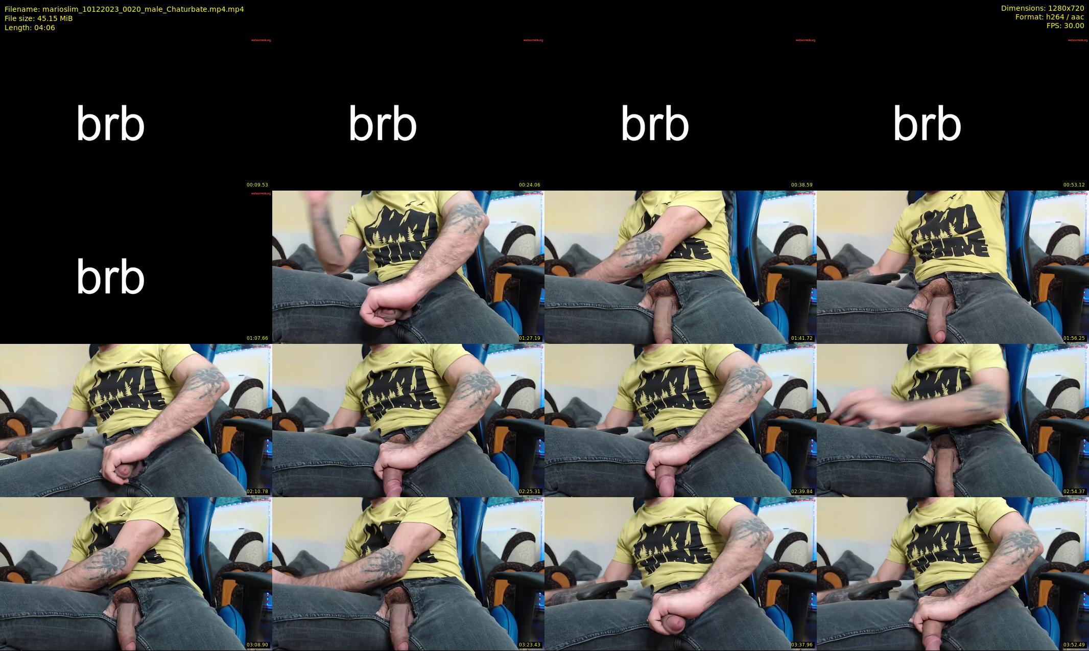 marioslim — 5 minute Chaturbate male cam show recording, 720p, Dec 10, 2023