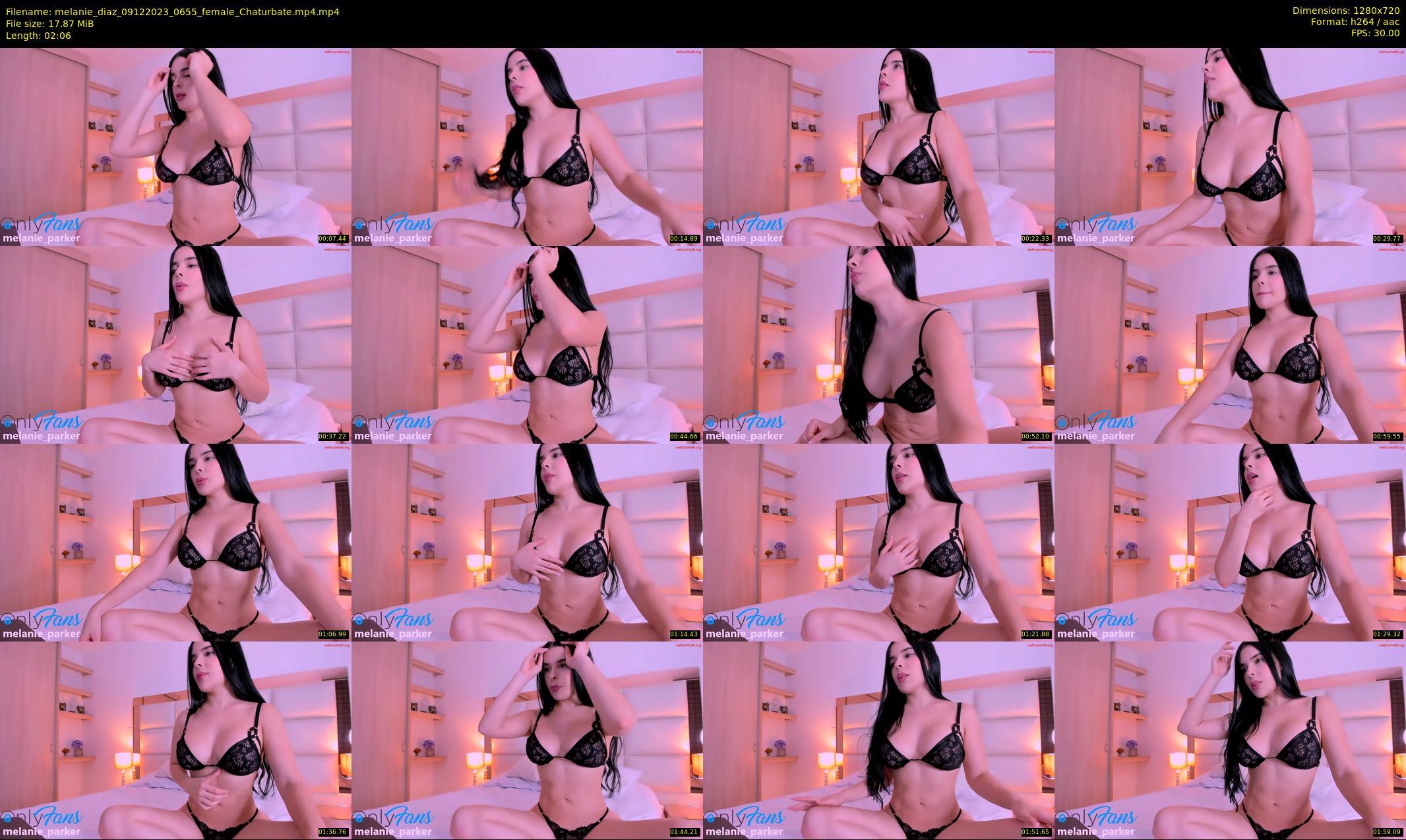 melanie_diaz — 3 minute Chaturbate female cam show recording, 720p, Dec 9, 2023
