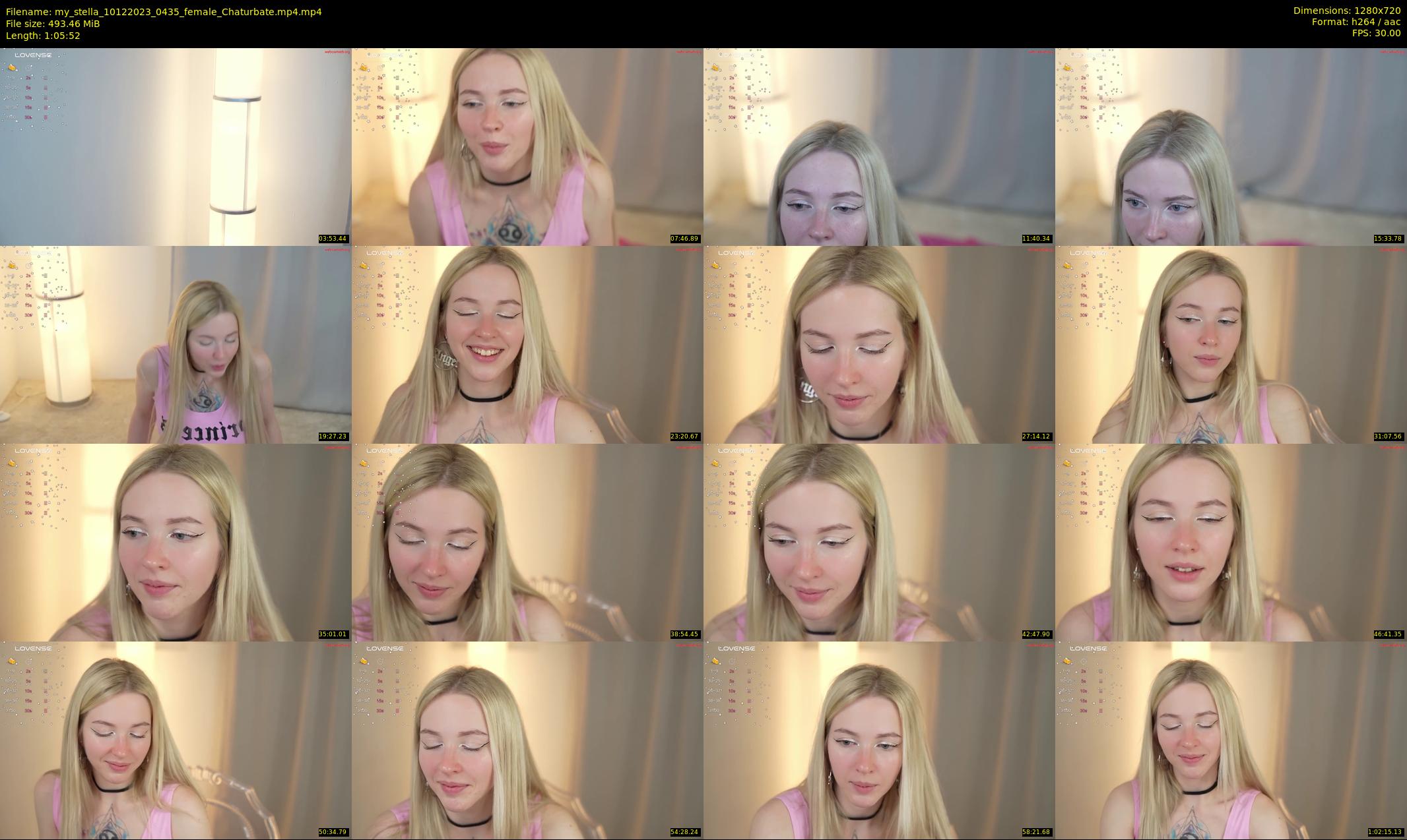 my_stella — 66 minute Chaturbate female cam show recording, 720p, Dec 10, 2023