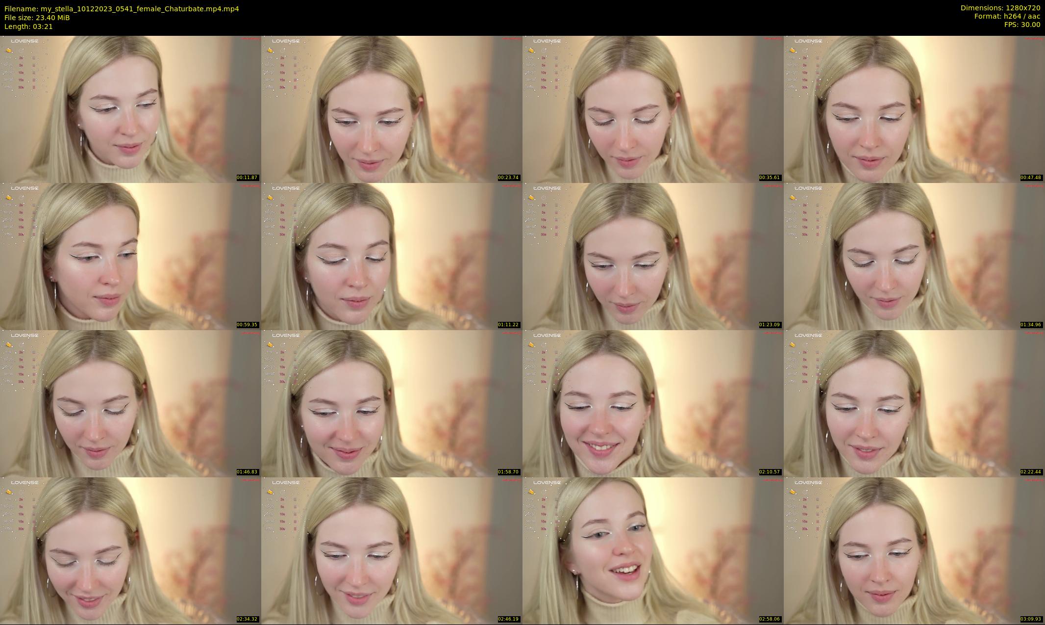 my_stella — 4 minute Chaturbate female cam show recording, 720p, Dec 10, 2023
