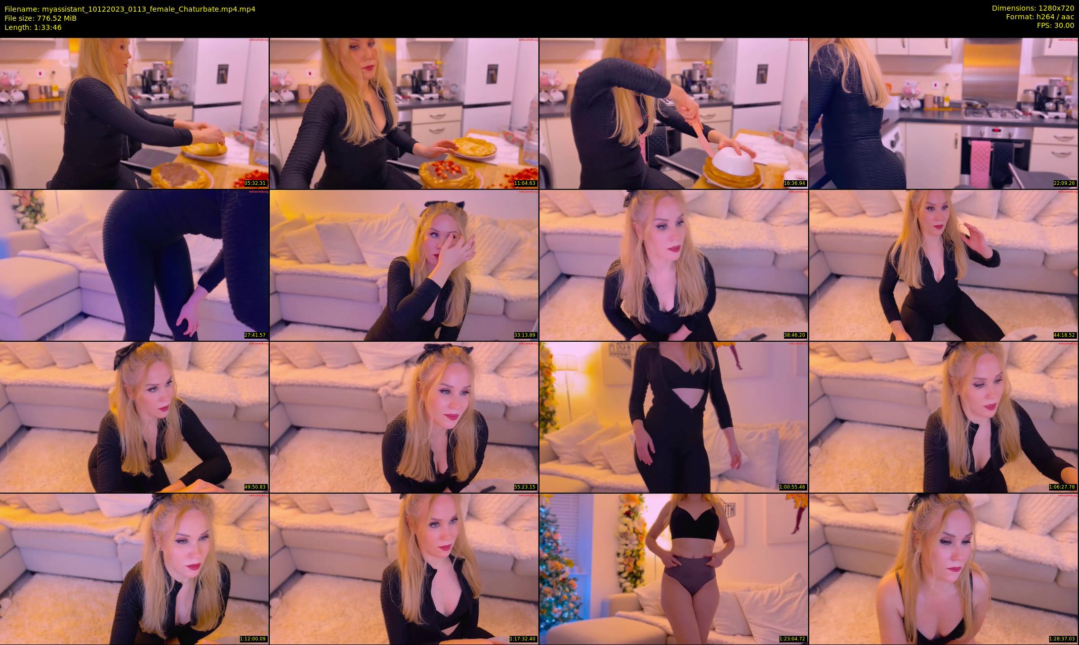 myassistant — 94 minute Chaturbate female cam show recording, 720p, Dec 10, 2023