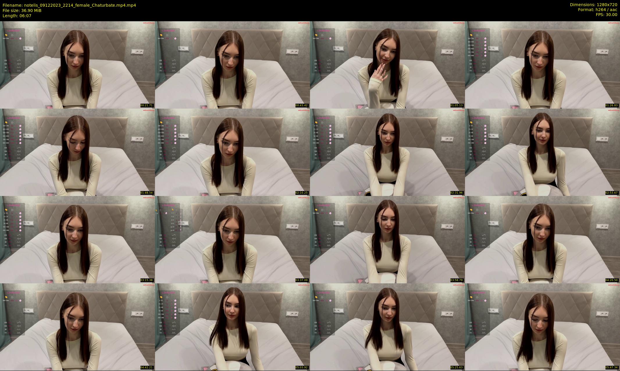 notelis — 7 minute Chaturbate female cam show recording, 720p, Dec 9, 2023