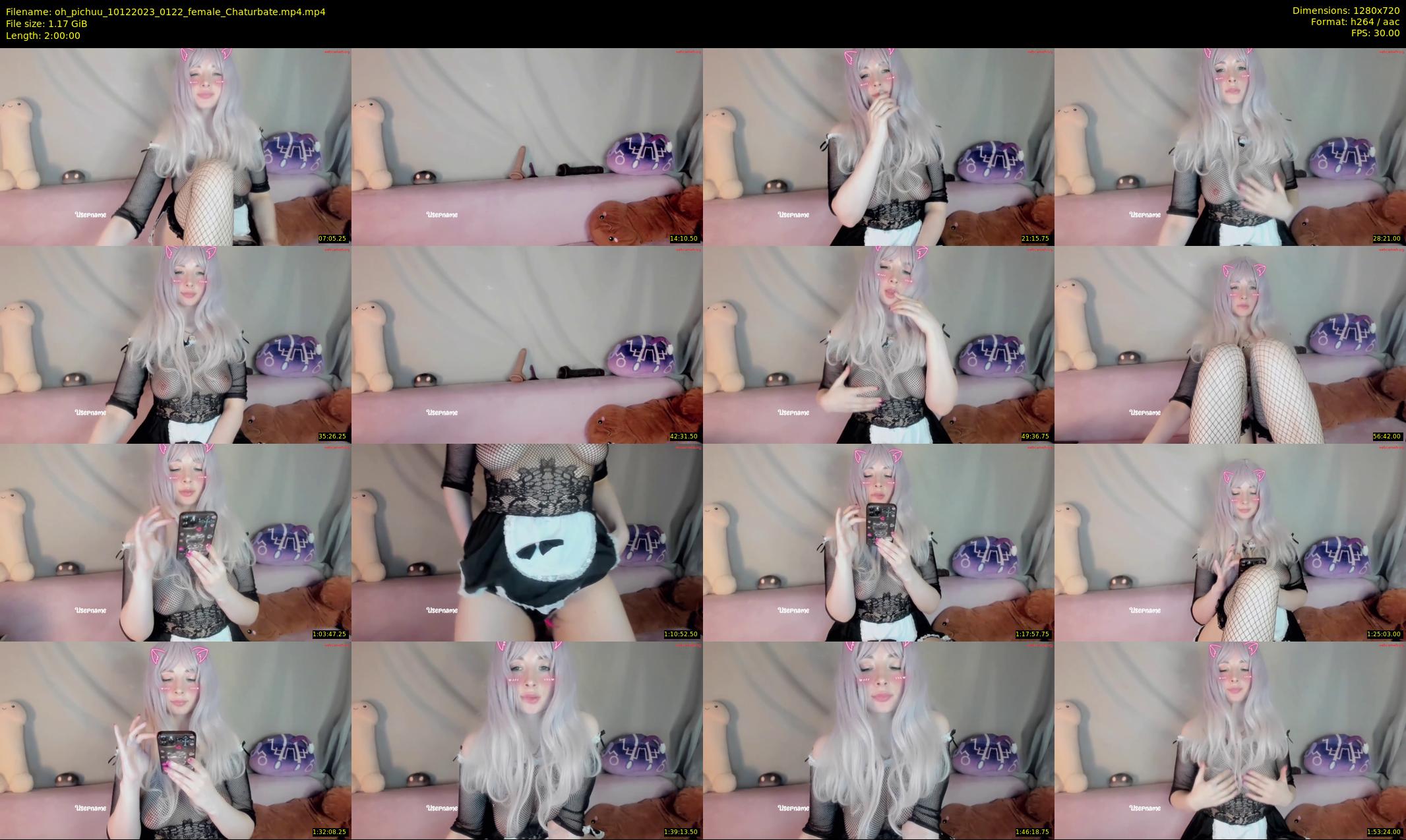 oh_pichuu — 120 minute Chaturbate female cam show recording, 720p, Dec 10, 2023