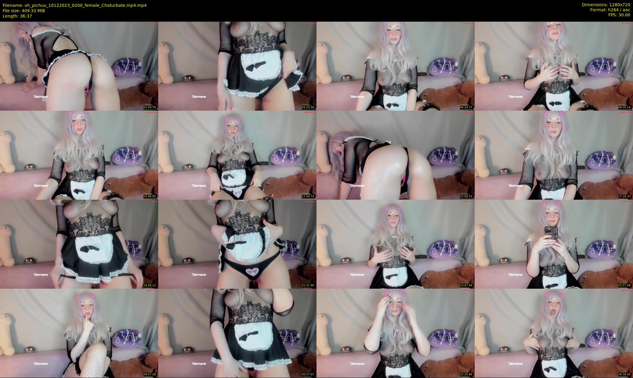 oh_pichuu — 37 minute Chaturbate female cam show recording, 720p, Dec 10, 2023